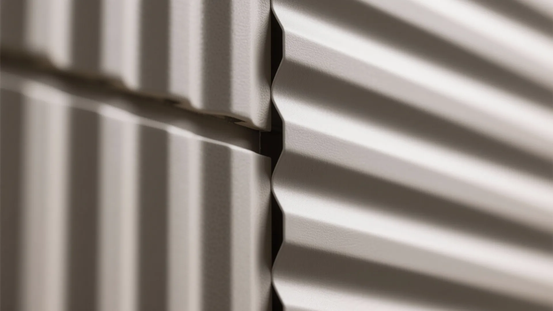 PVC wall panels with vertical grooves