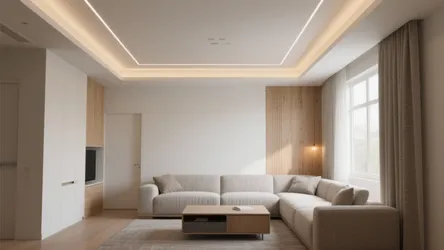5 Modern PVC Ceiling Designs for Living Room