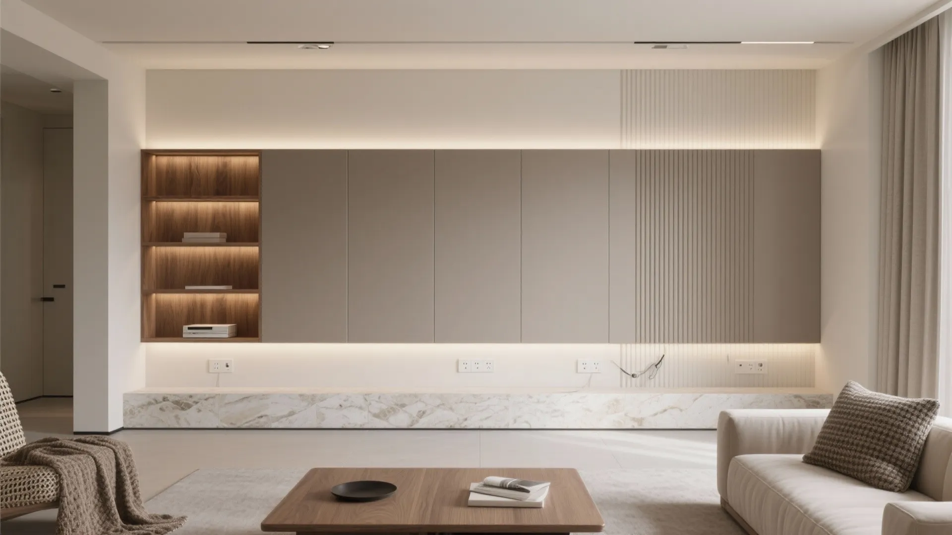 Living Room PVC Wall Panel Ideas for Modern Spaces