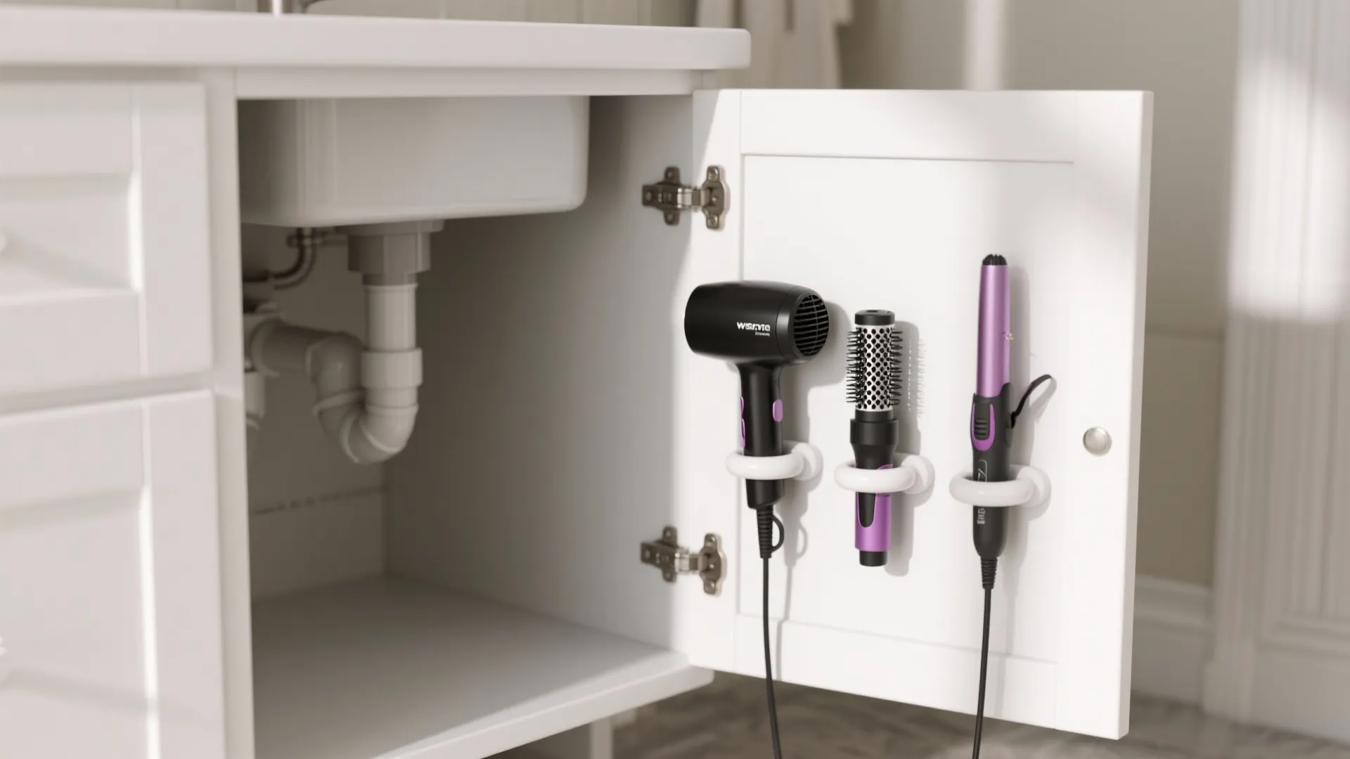 8. PVC Pipe Holsters for Hair Tools