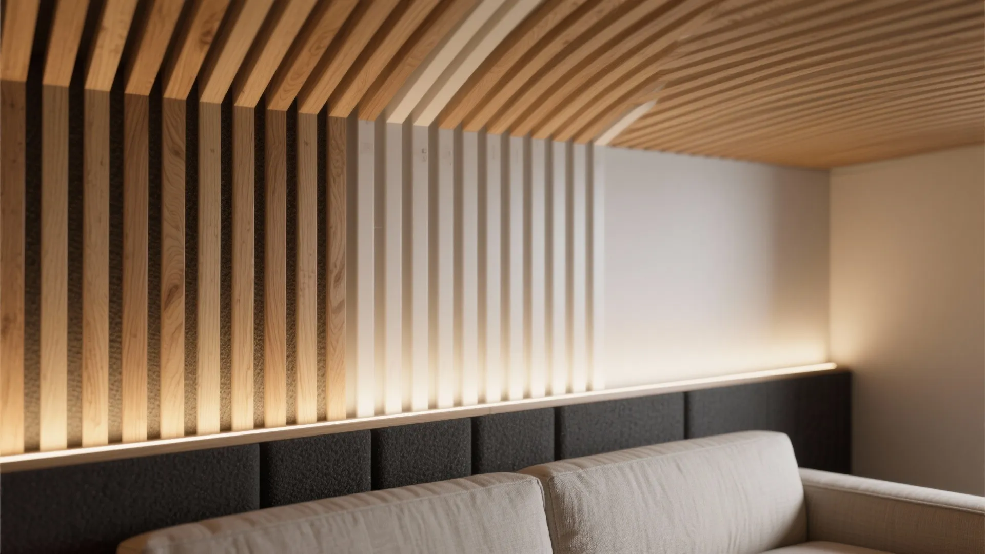 Warm Wood-Texture PVC Slats (Without the Upkeep)