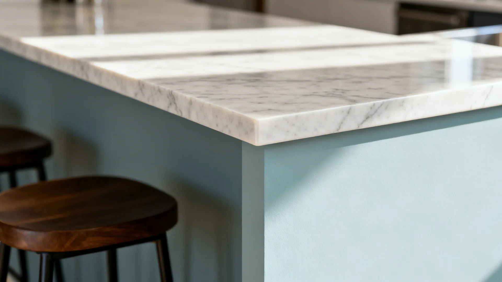 Half Wall with Counter Cap