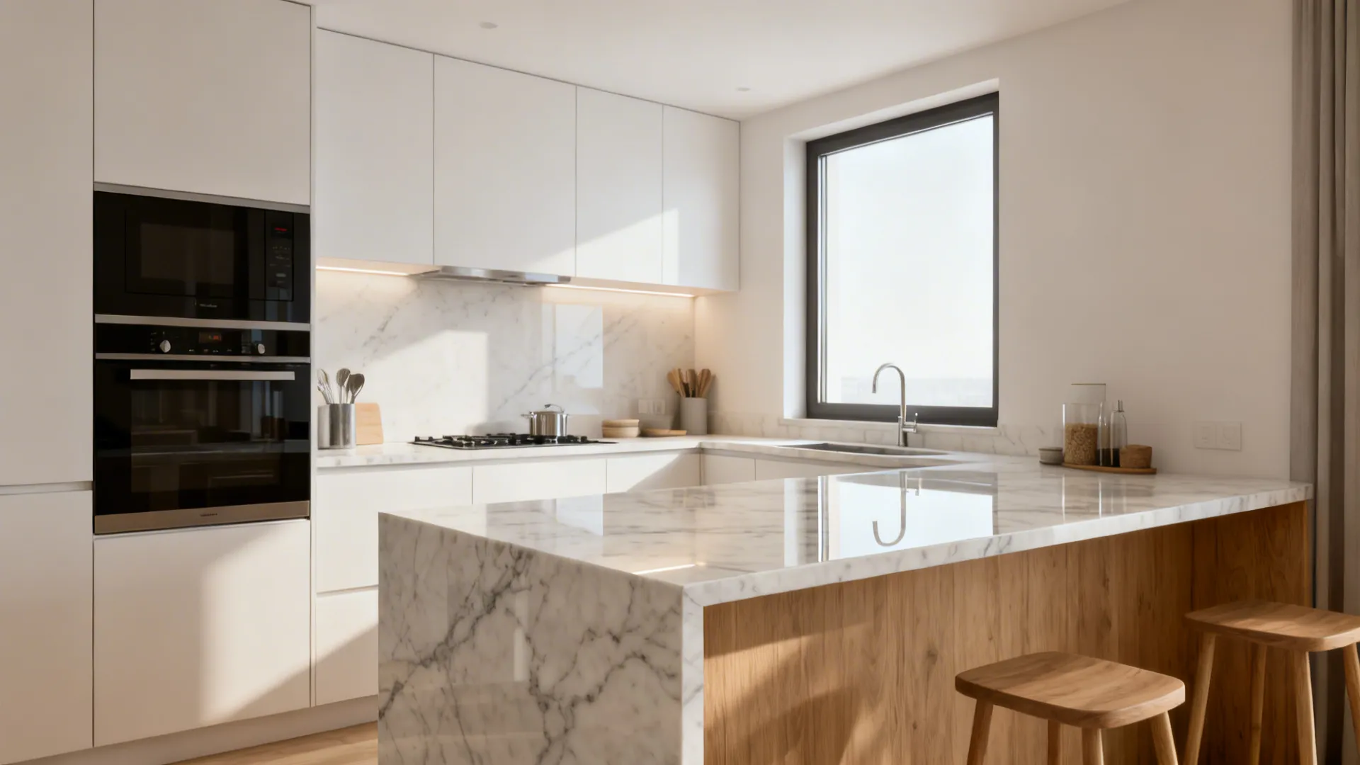 5 Kitchen Designs with Quartz Countertops That Truly Work