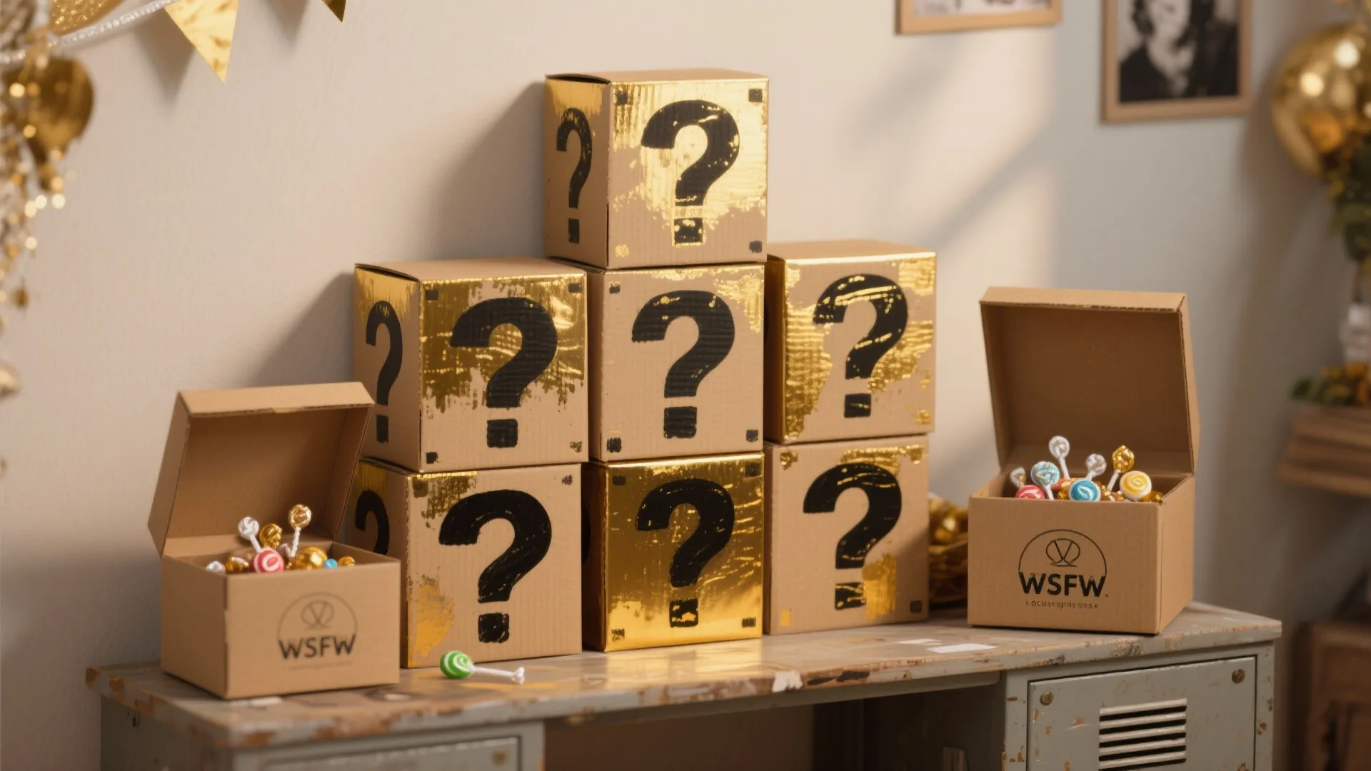 2. Question Block Gift Boxes