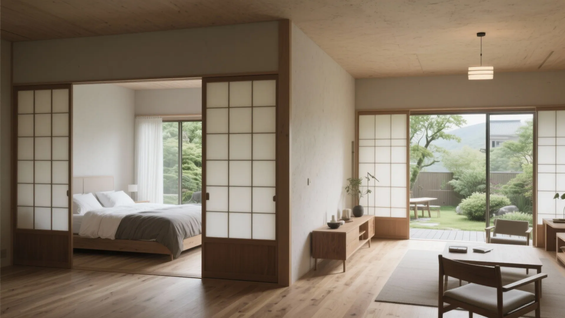 6LDKの“部屋余り”を防ぐゾーニング：静と動を東西で分ける（日式風格）