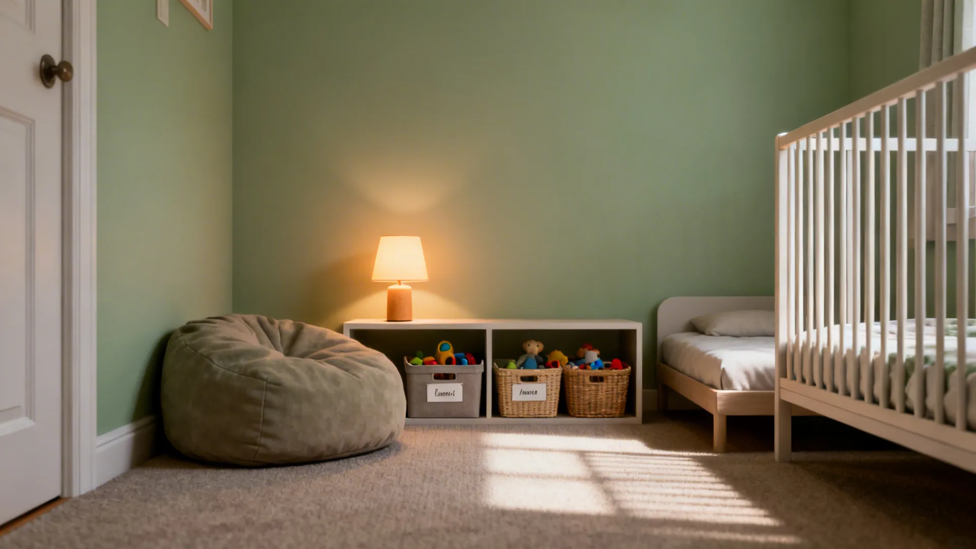 Toy rotation and “quiet corner” planning