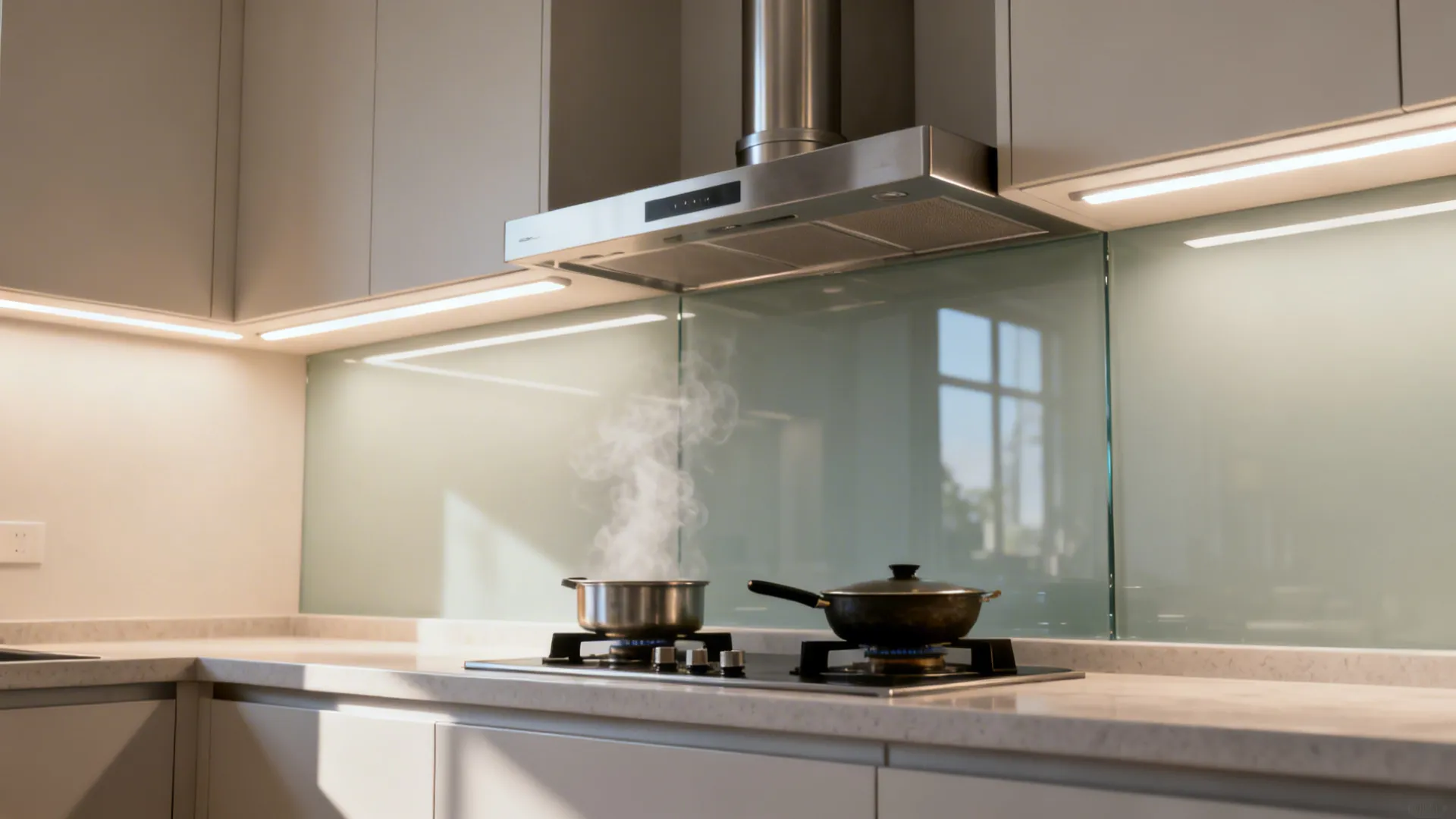 5) Ventilation, task lighting, and a quiet hood for comfort