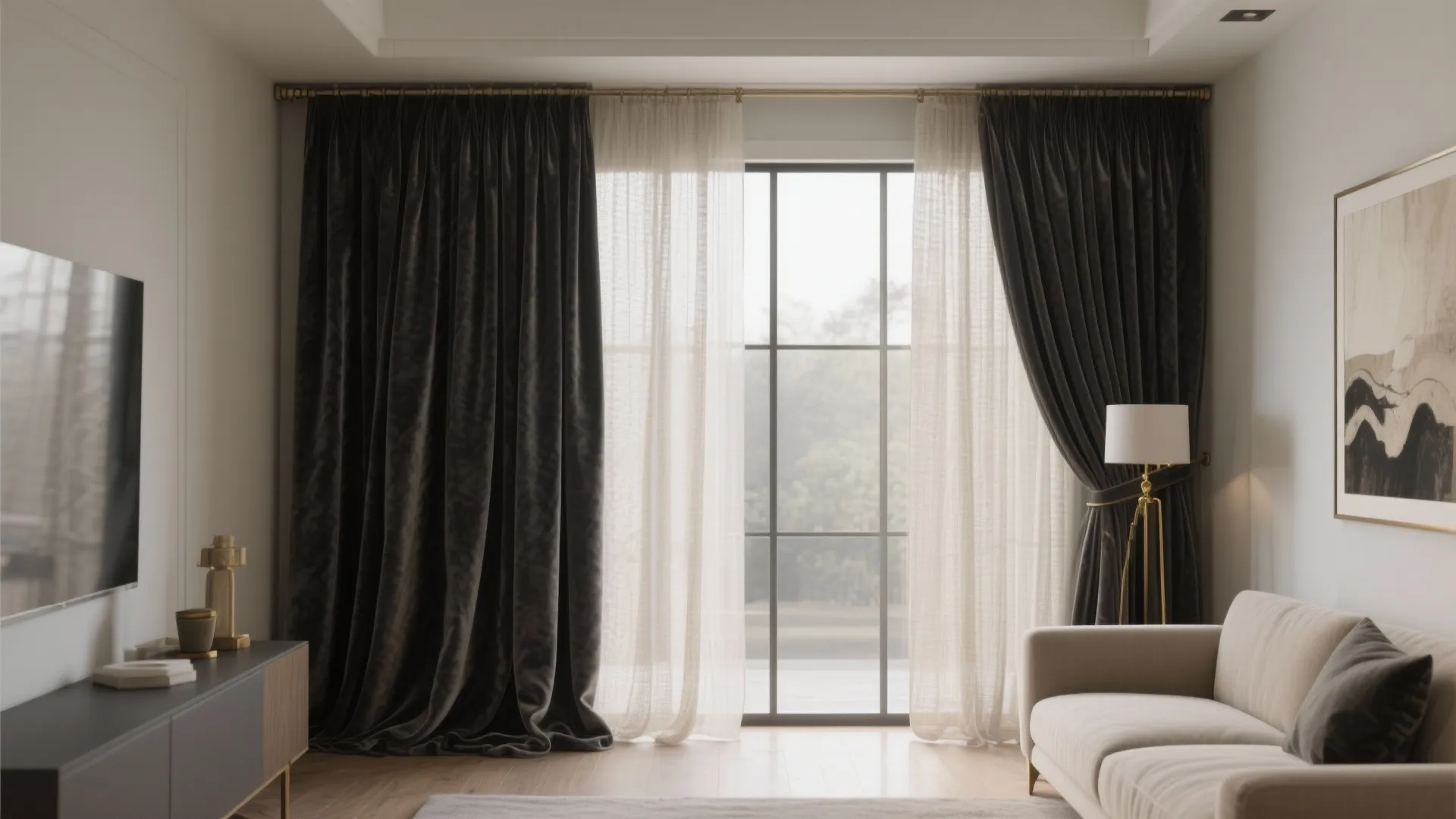 5 Luxury Curtains for Living Room: Designer Ideas