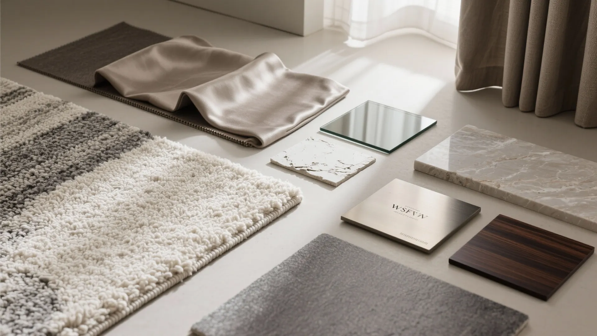 1) Minimal palette, maximum texture