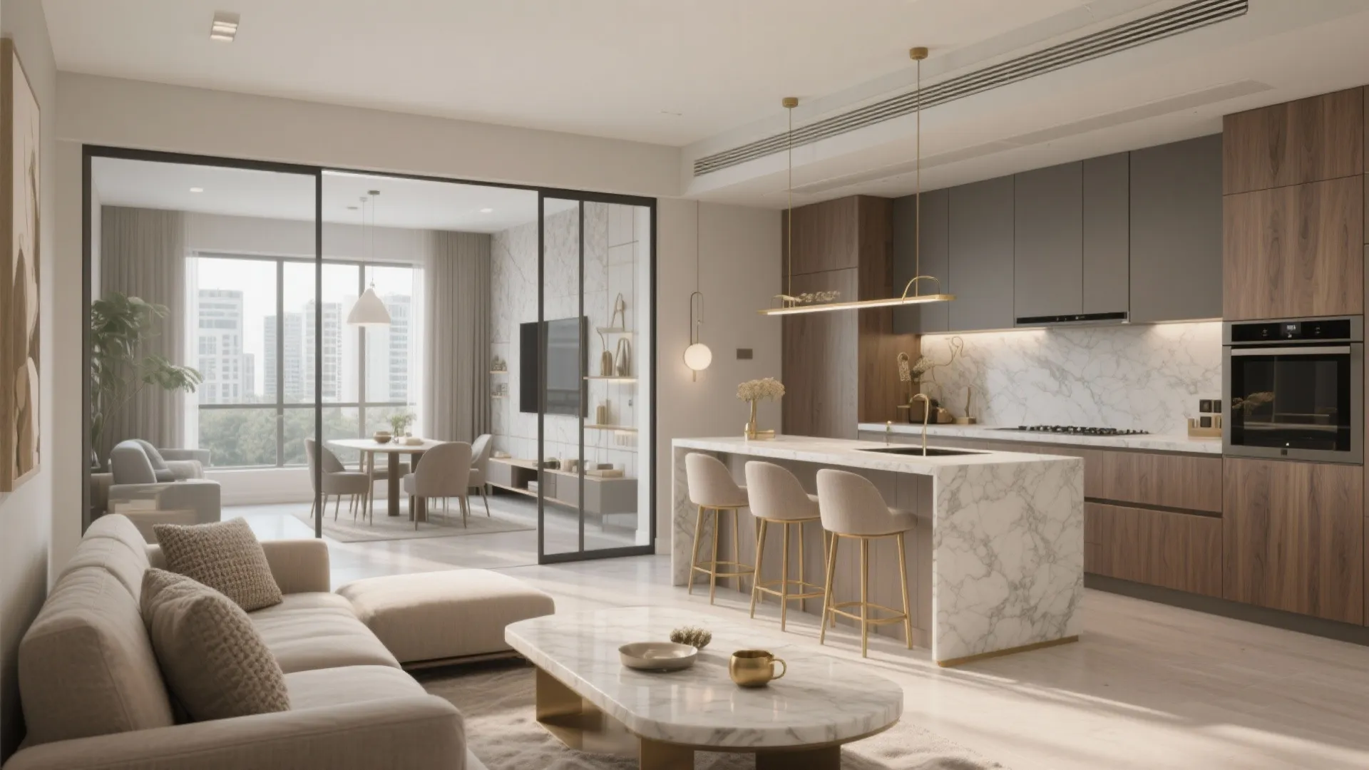 5 Design Ideas for 2 BHK Luxury Flats: Practical, lived-in strategies I use to make 2 BHK luxury flats feel expansive, calm, and truly high-end—without wasting a single square inch