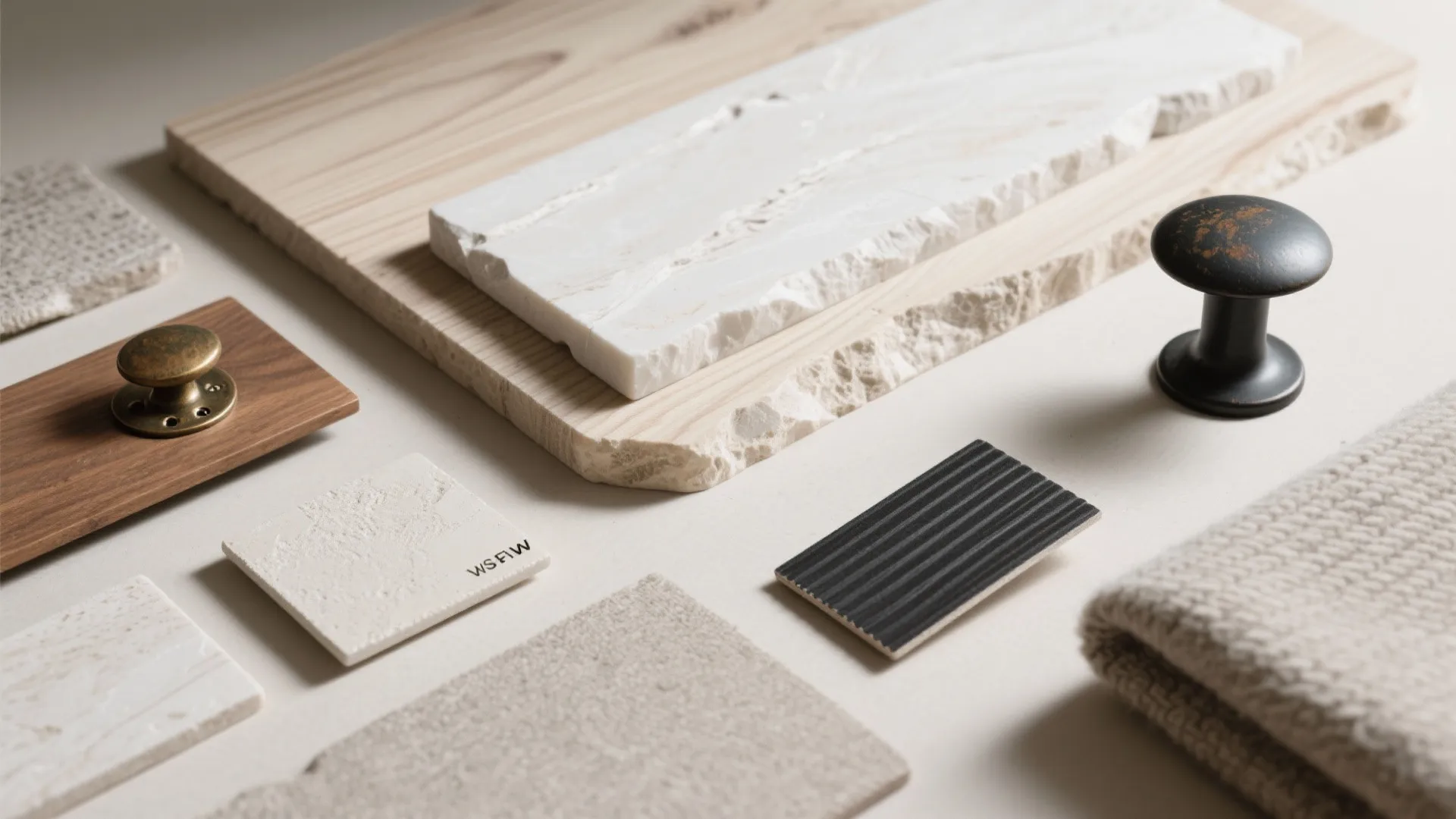 Material Palette: Quiet Luxury with Tactile Contrast