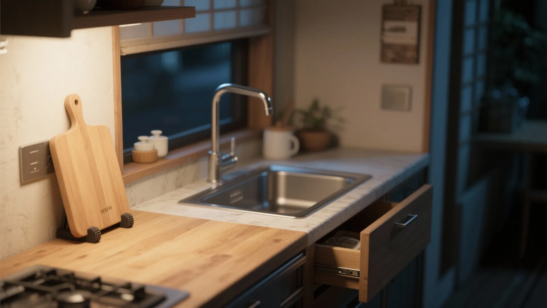 Tips 9: 京都は“静音”で夜の台所を優しく（东京小户型）