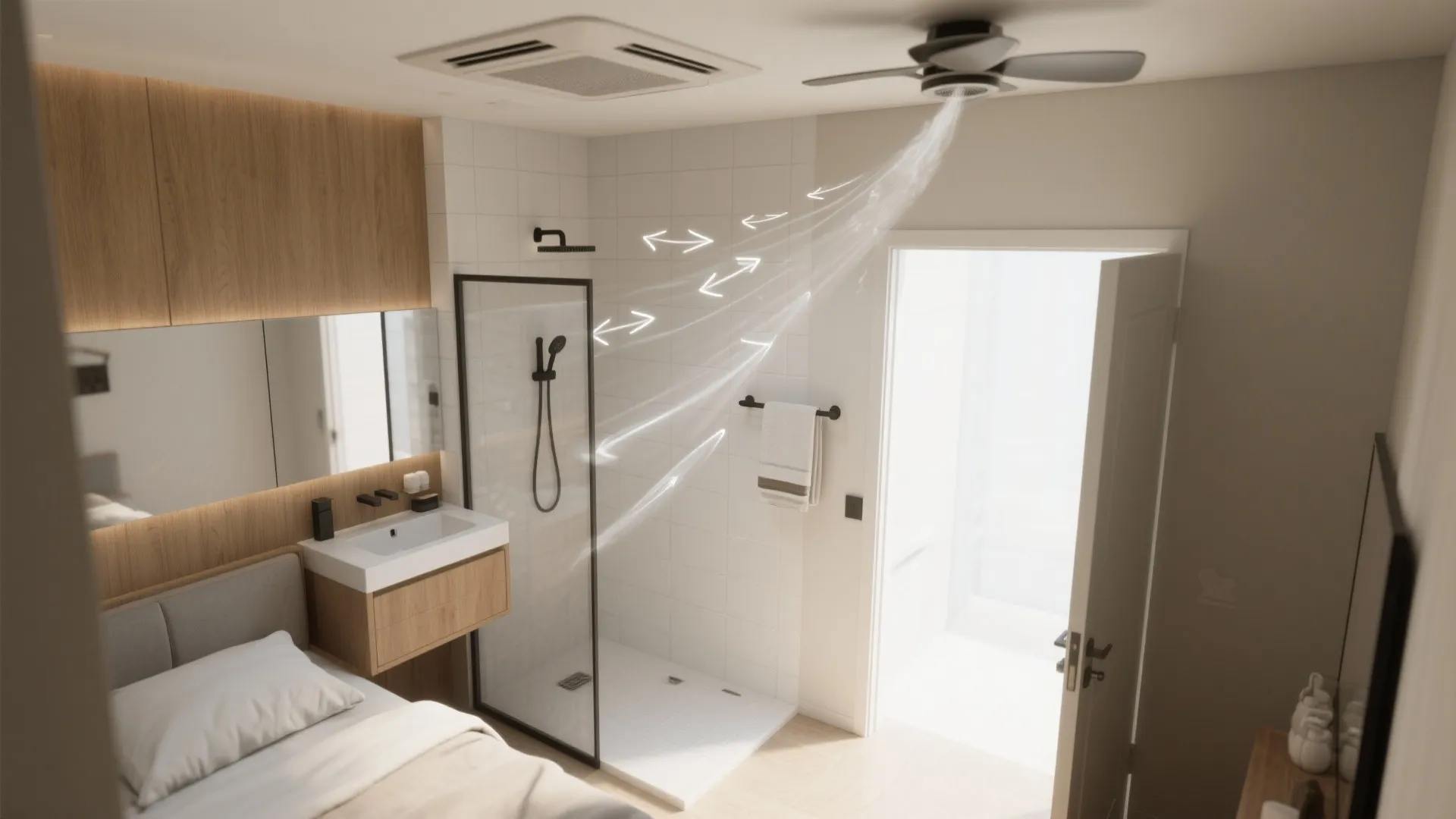 Quiet Ventilation and Dry-Down Strategy