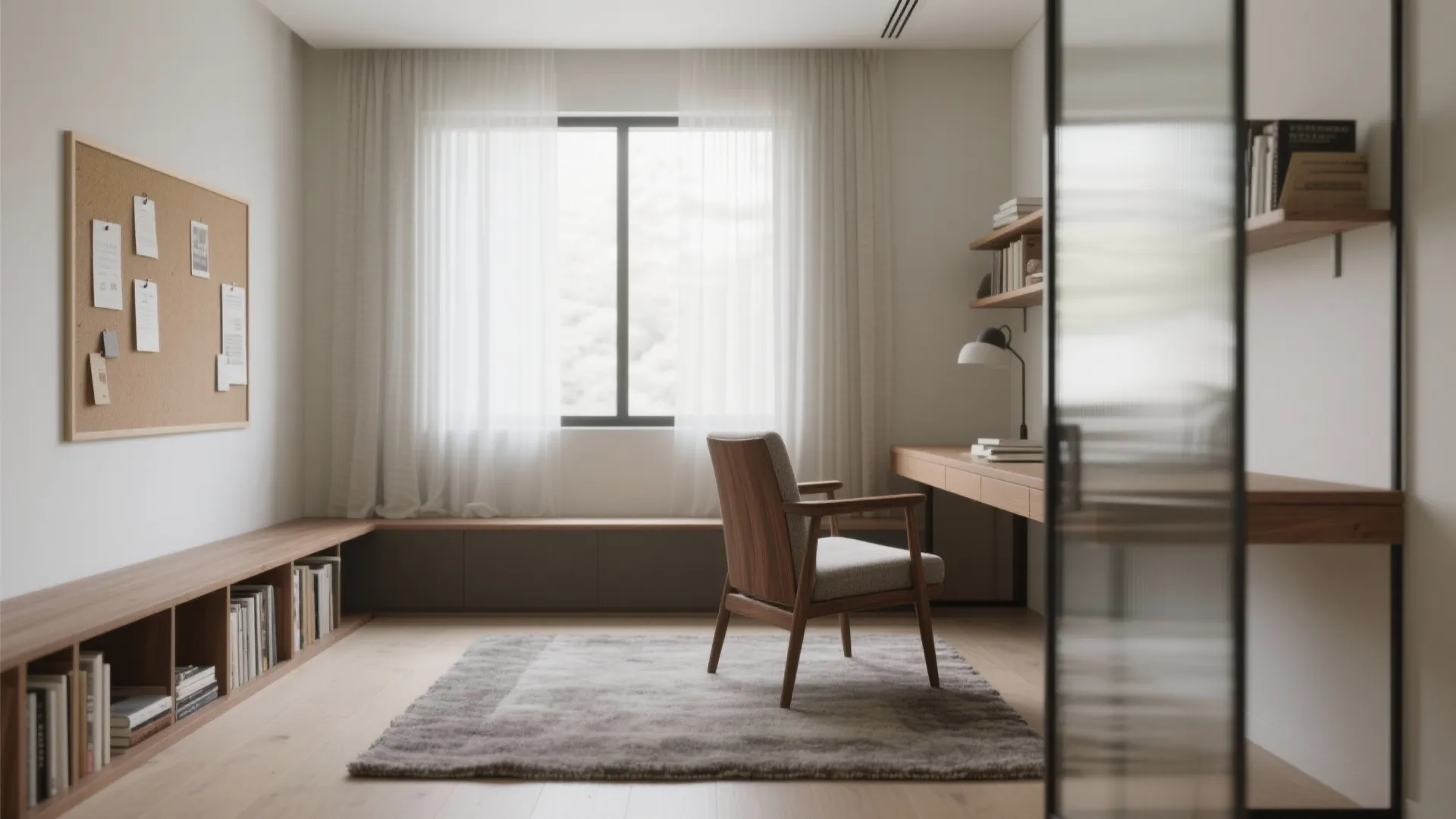 Quiet zoning and sound-softening in open layouts