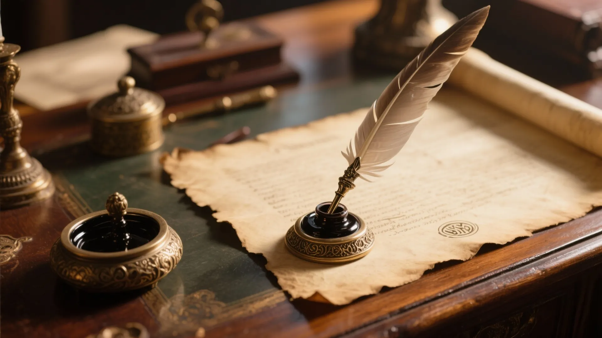 8. Quill and Parchment Station