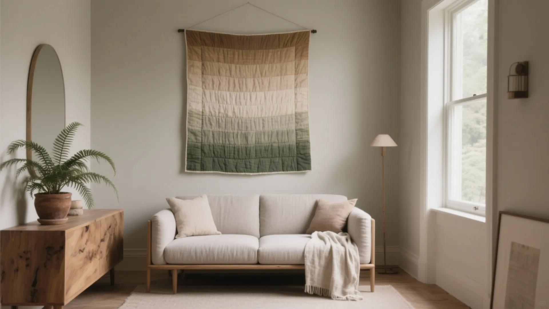 5 Quilted Wall Hanging Designs I Love for Small Spaces: Tactile, modern, and renter-friendly: how I use quilts as statement art to warm up compact homes without visual clutter