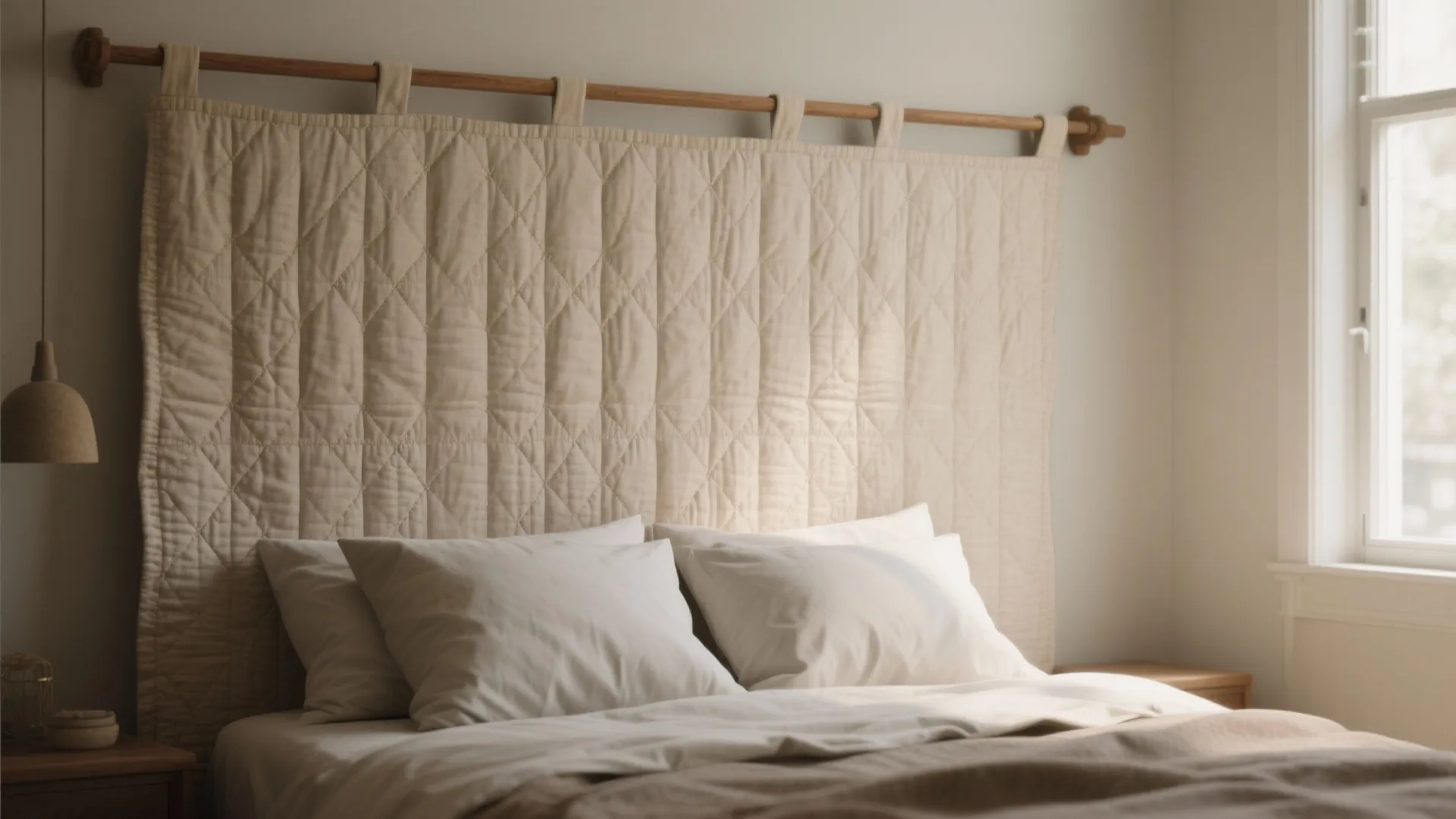 2. Quilted Headboard Panel