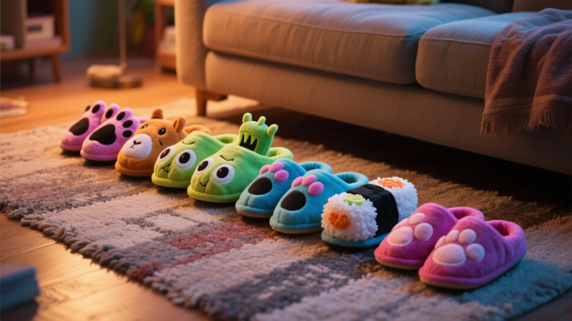 6. Quirky Slippers