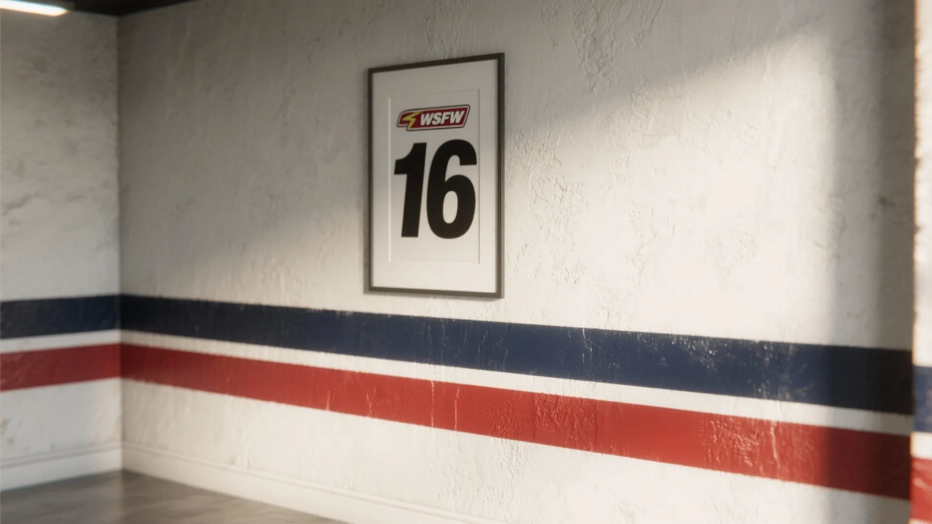 4. Retro Racing Stripe and Number Block