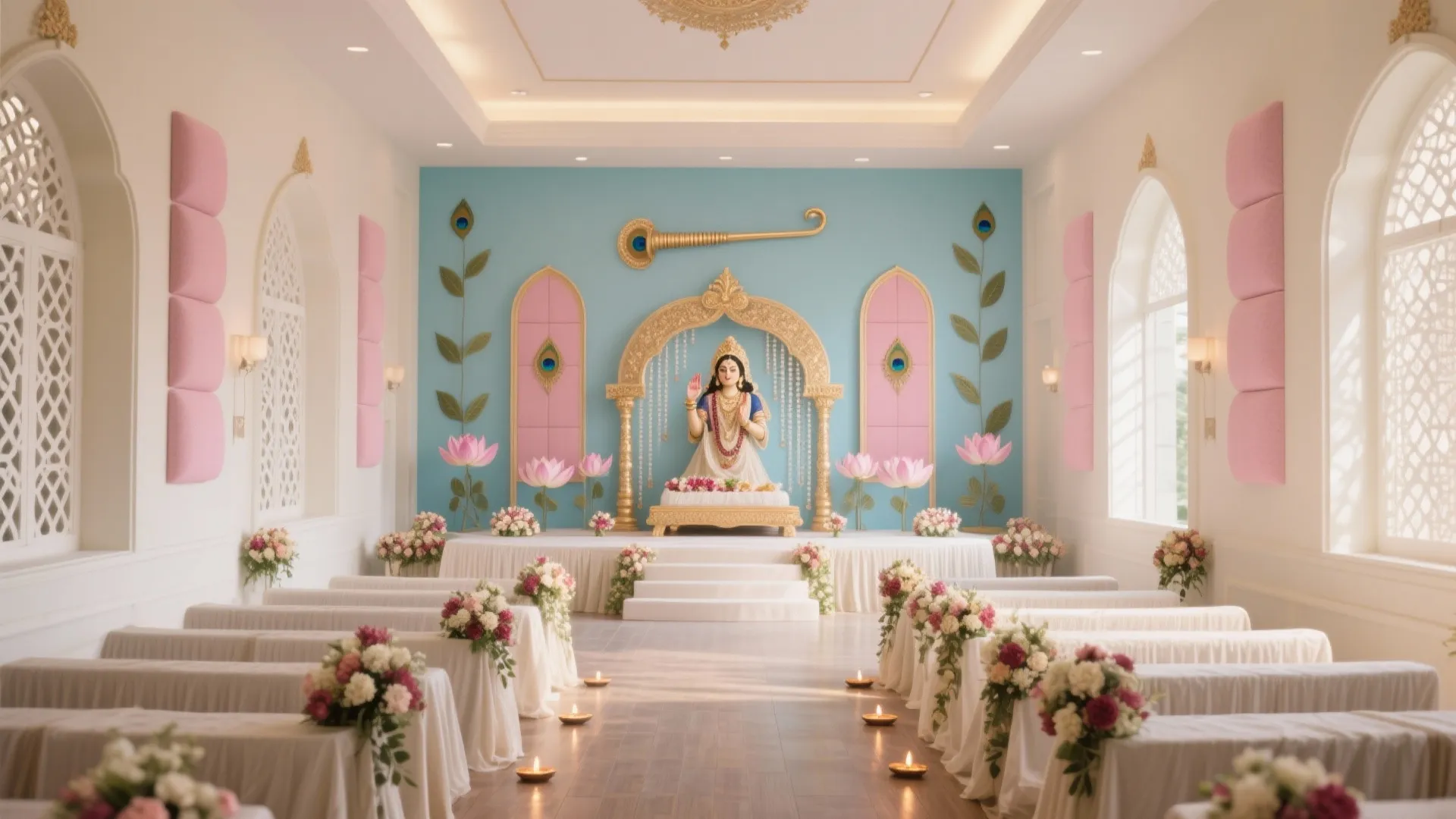 Radha Krishna Marriage Hall Design Ideas for Small Spaces: 1 Minute to Stunning, Space-Saving Marriage Hall Decorating