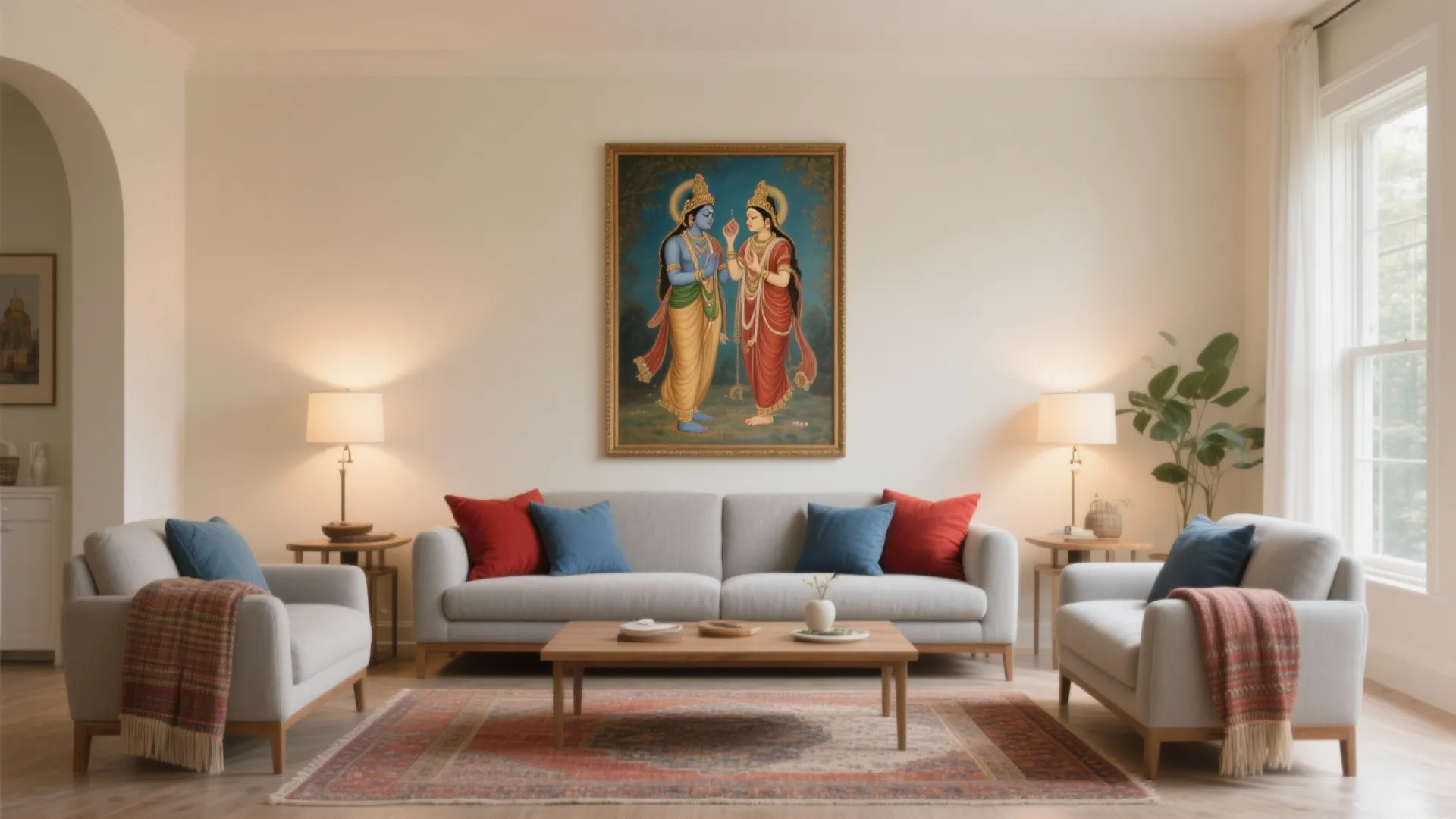 Living Room Feels Off? Radha Krishna Painting Vastu Fix