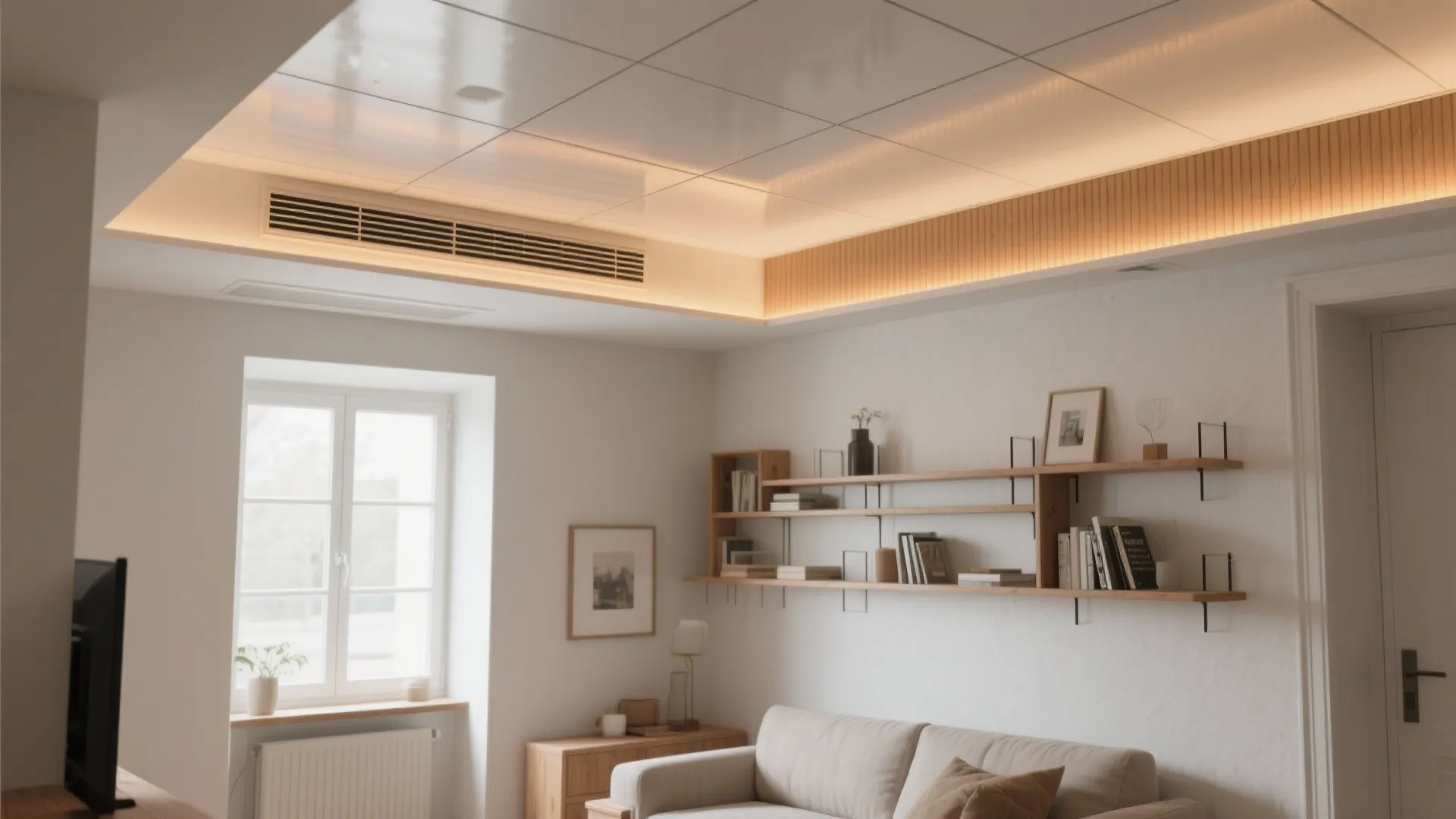 Radiant panels and under-shelf warmth