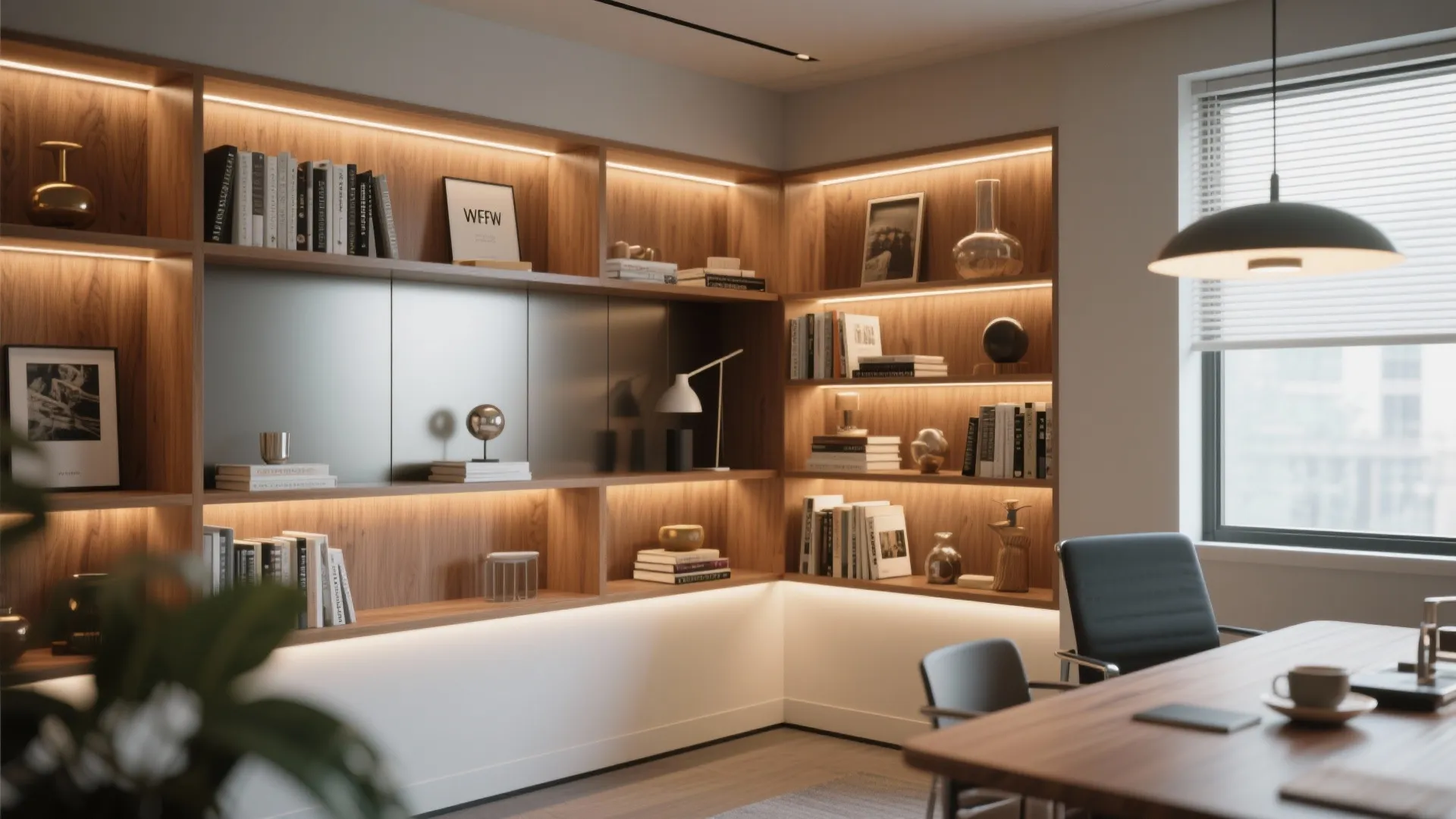 Radiant shelves that double as heaters