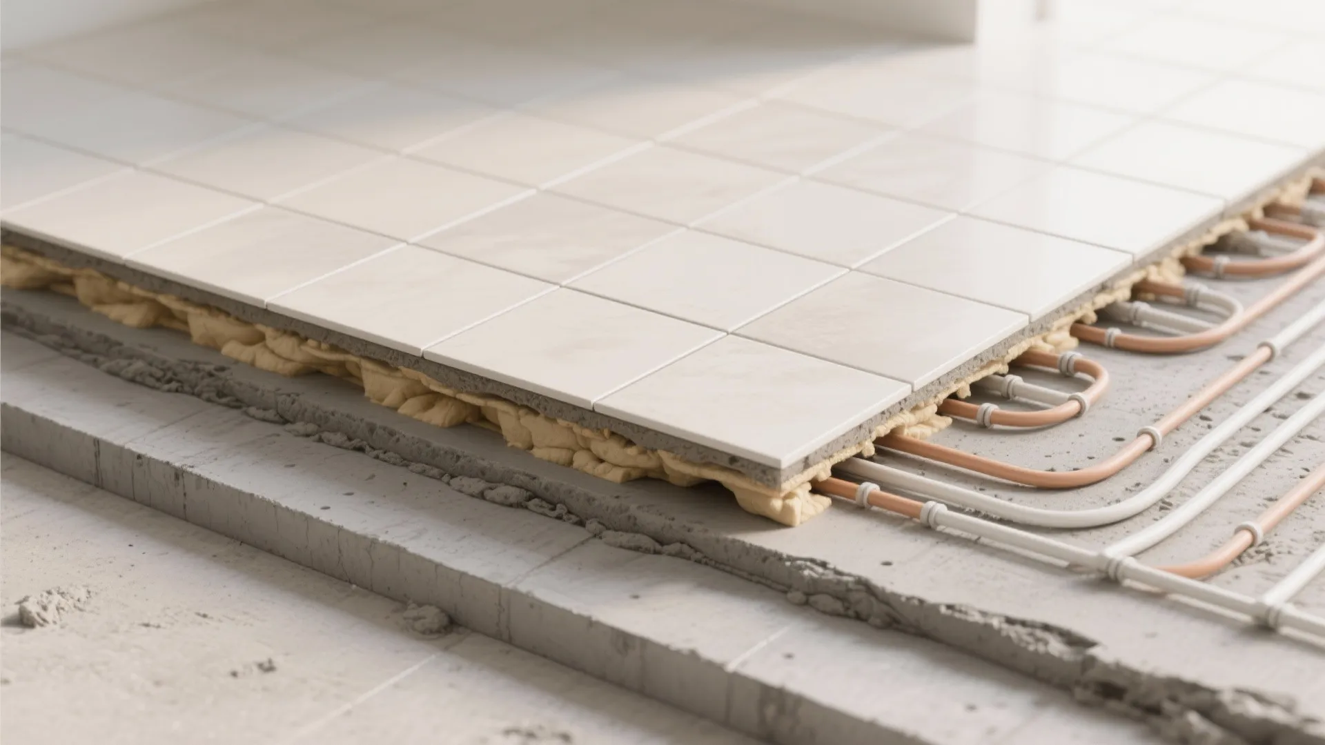 Large-Format Porcelain Tile With Radiant Heat