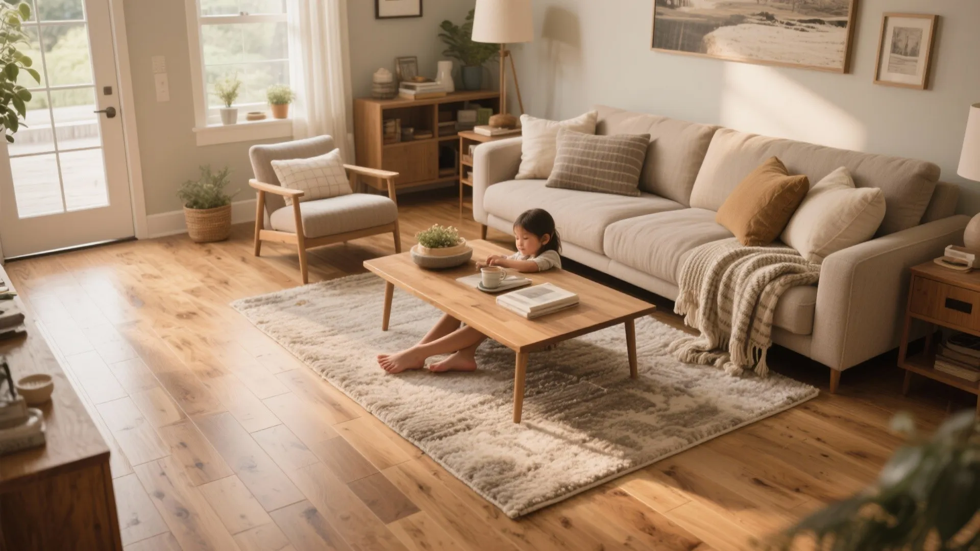 Wood-Look Tiles + Radiant Heat for Comfort