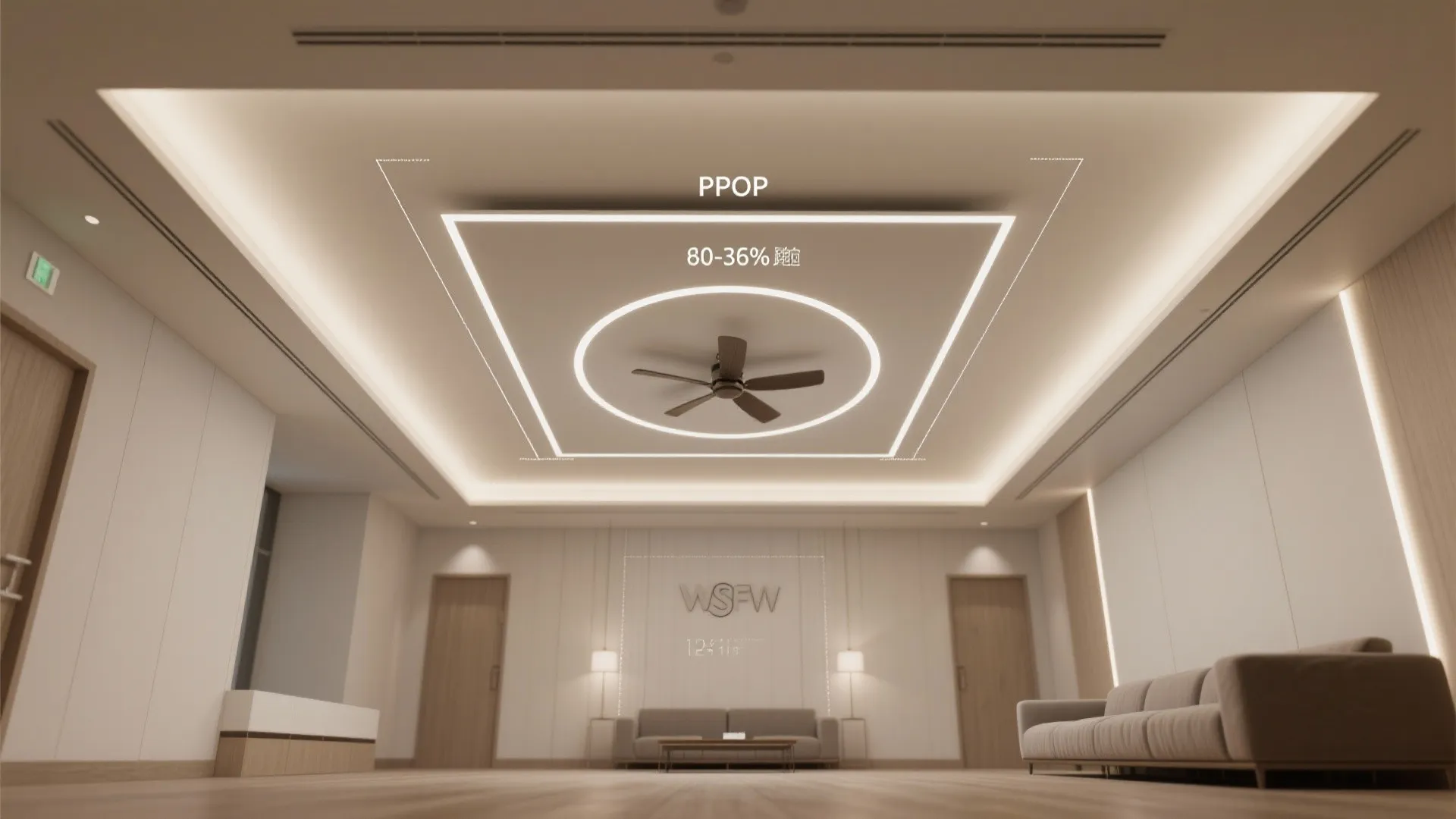 Floating Raft With Center Fan or Light