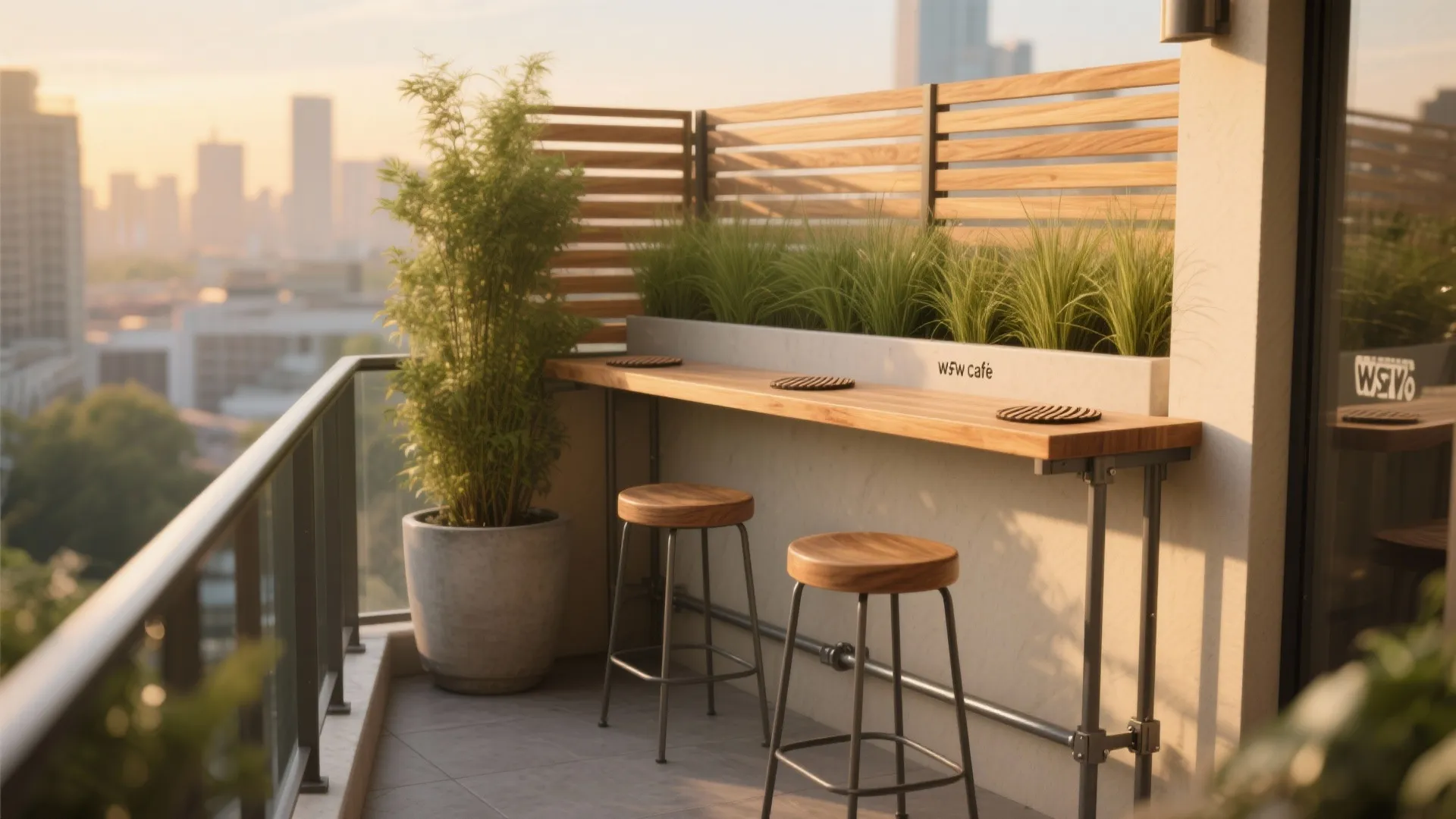 Rail Bar + Bistro Corner (Your 1 m Café)