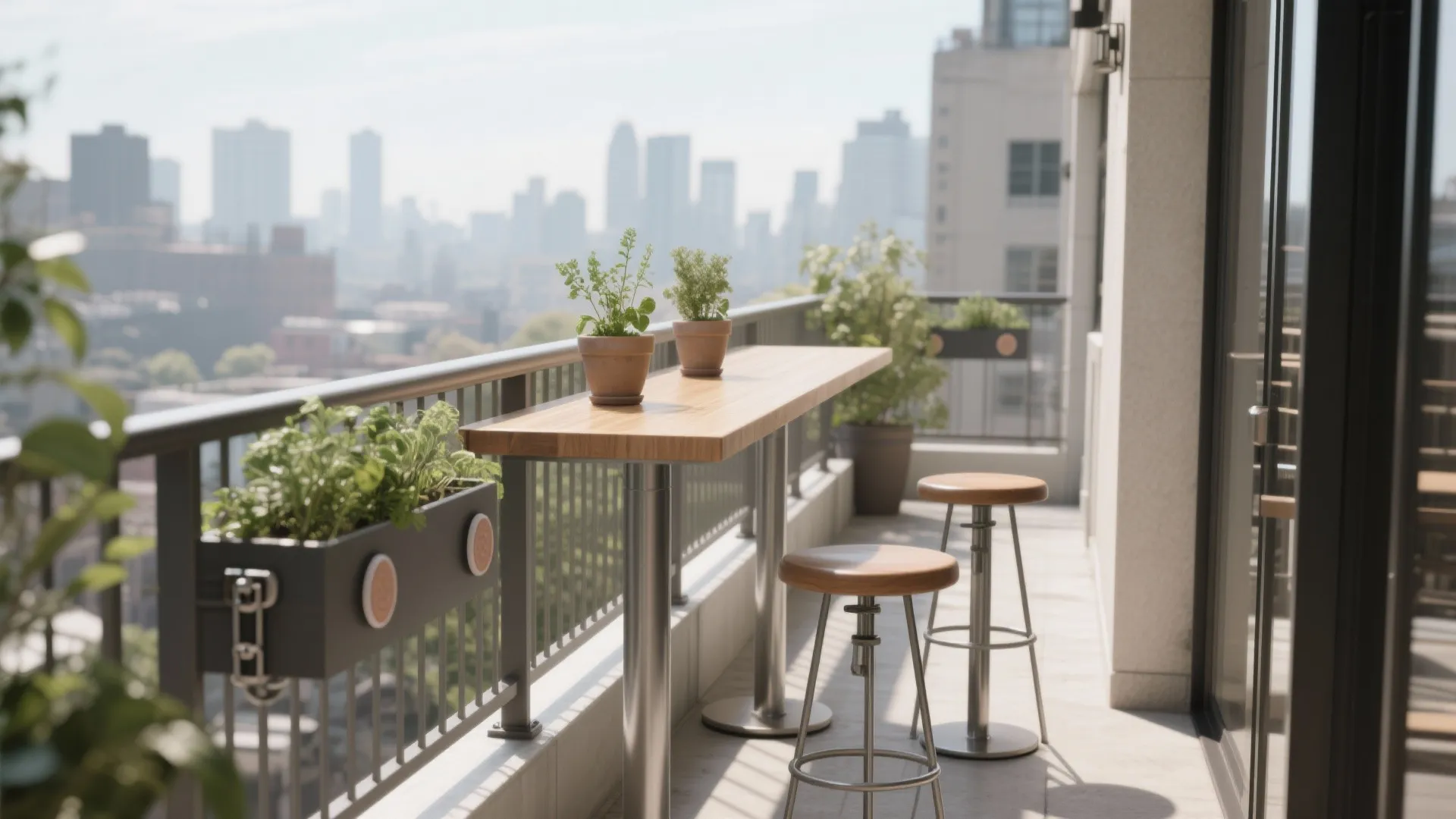 Bar-Height Rail Sets for Views and Herbs