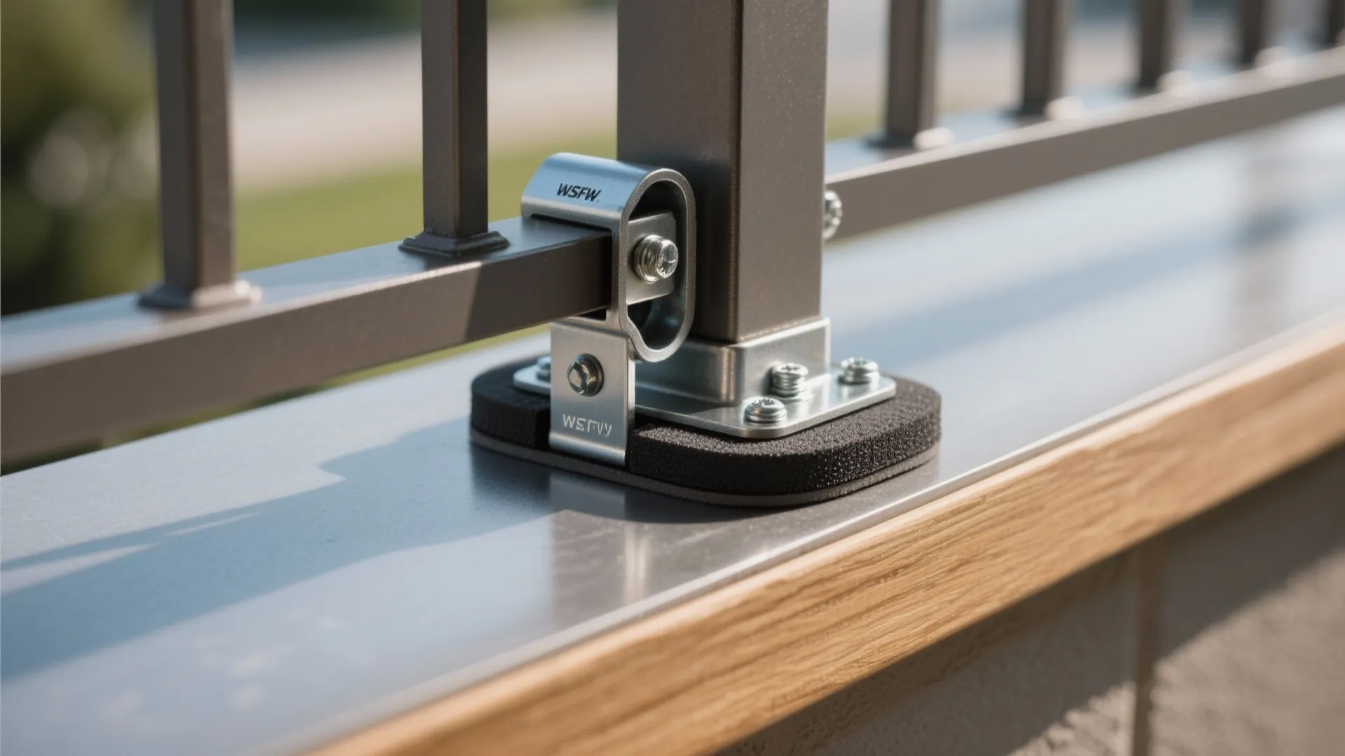 4) Rail-hung bar ledge with high stools