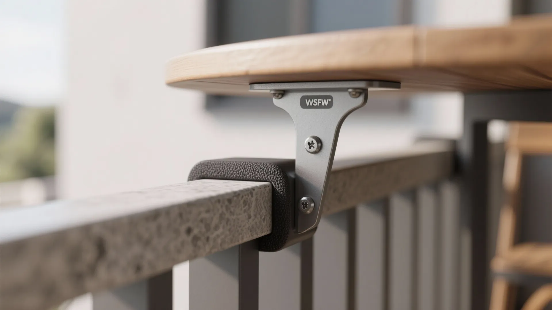 Dual-Purpose Rail Table for Dining and Work