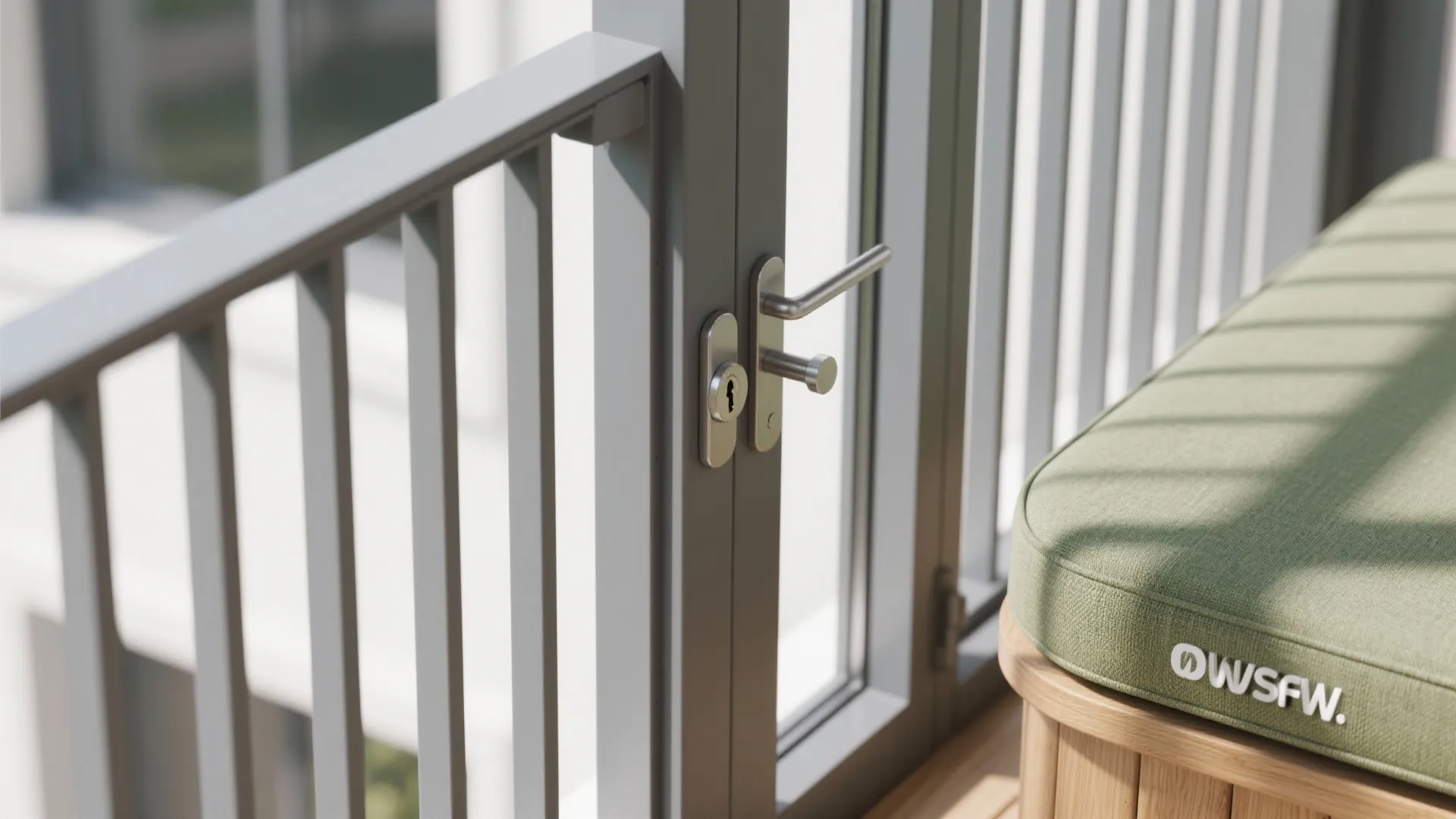 Child-safe railings with a cozy reading nook