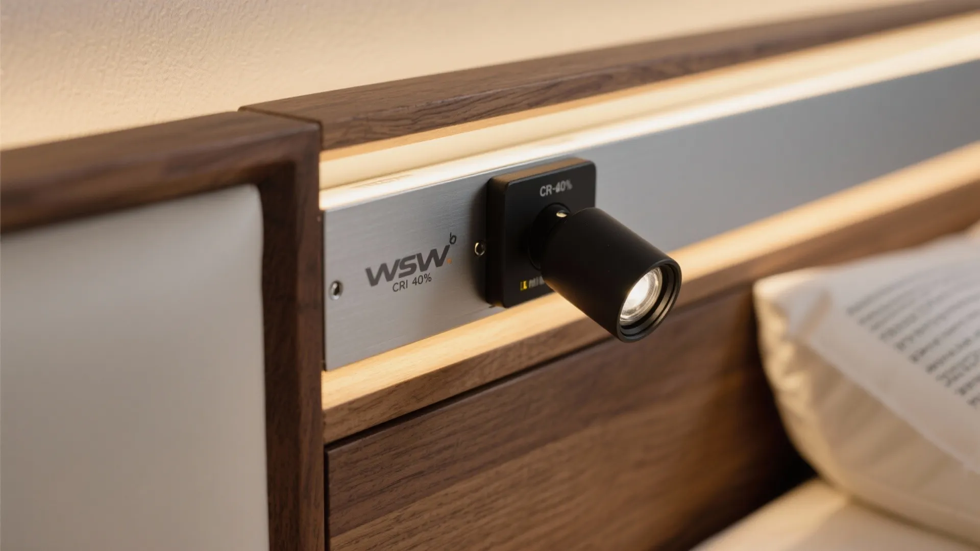 Headboard-Integrated Rail Lights