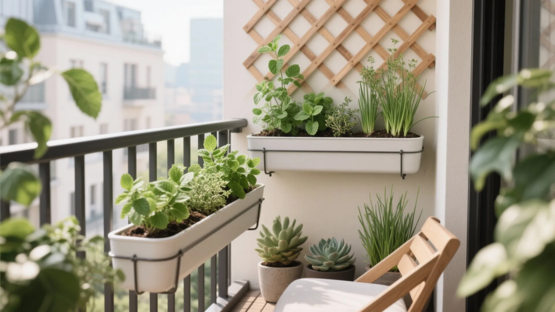 Vertical Garden & Rail Planters