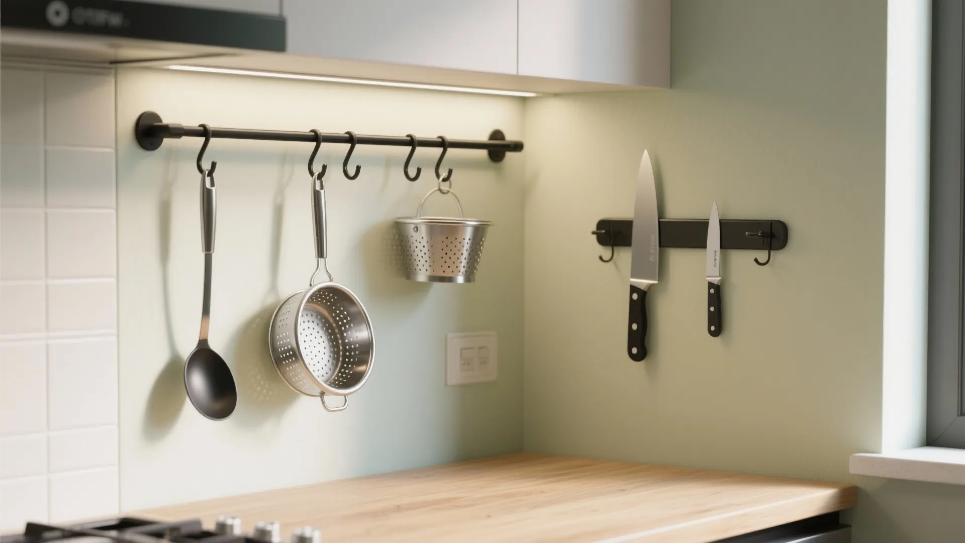 Compact rail systems for vertical storage