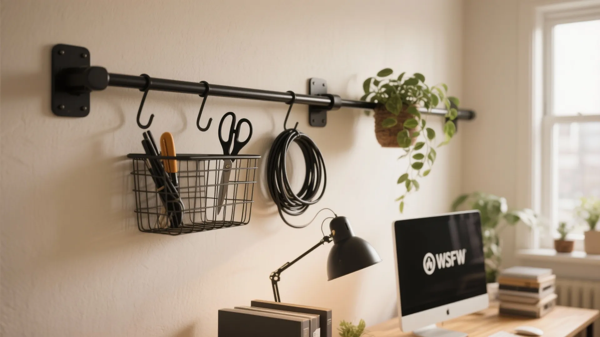 5. Rail Systems with Hanging Accessories