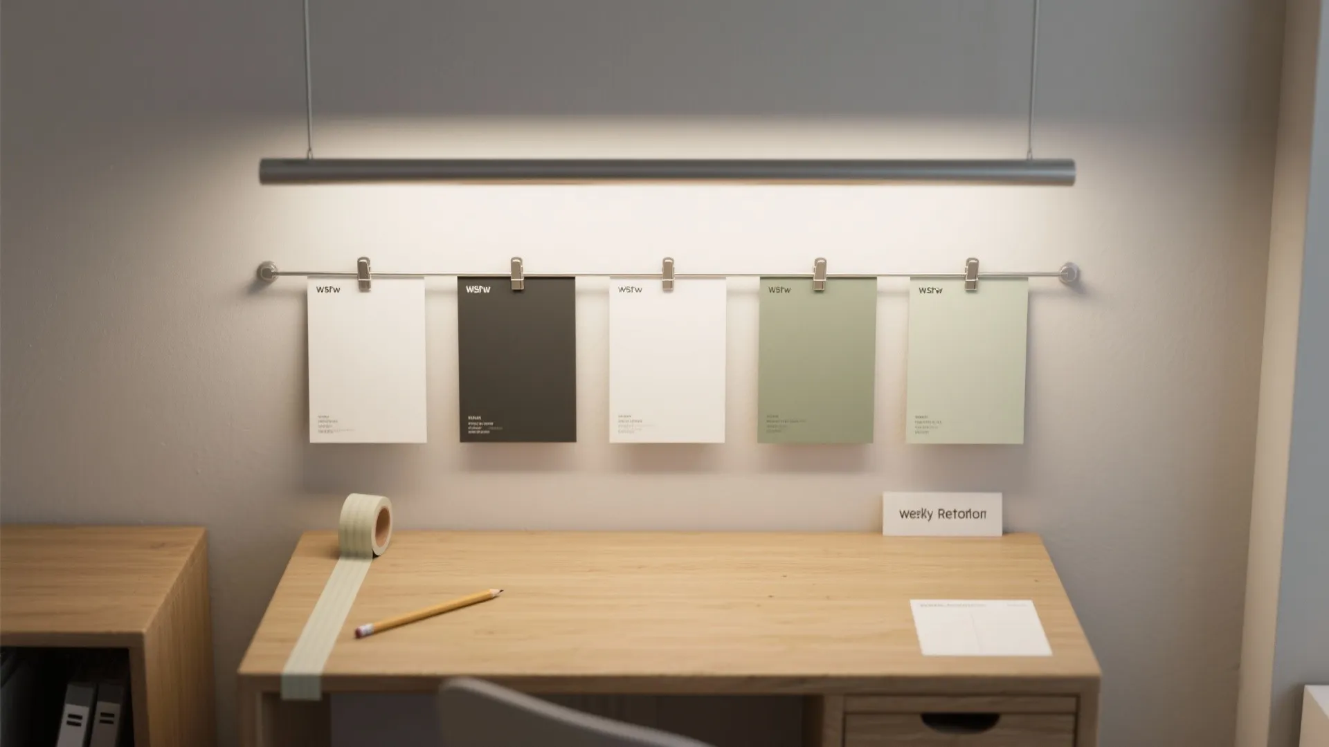 Idea 2: Rail + Pinboard for a rotating “quote diet”