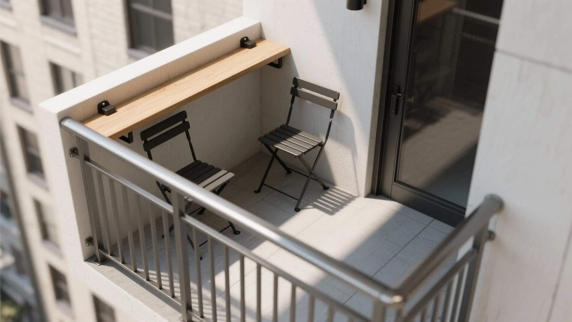 Rail-Mounted and Folding Surfaces