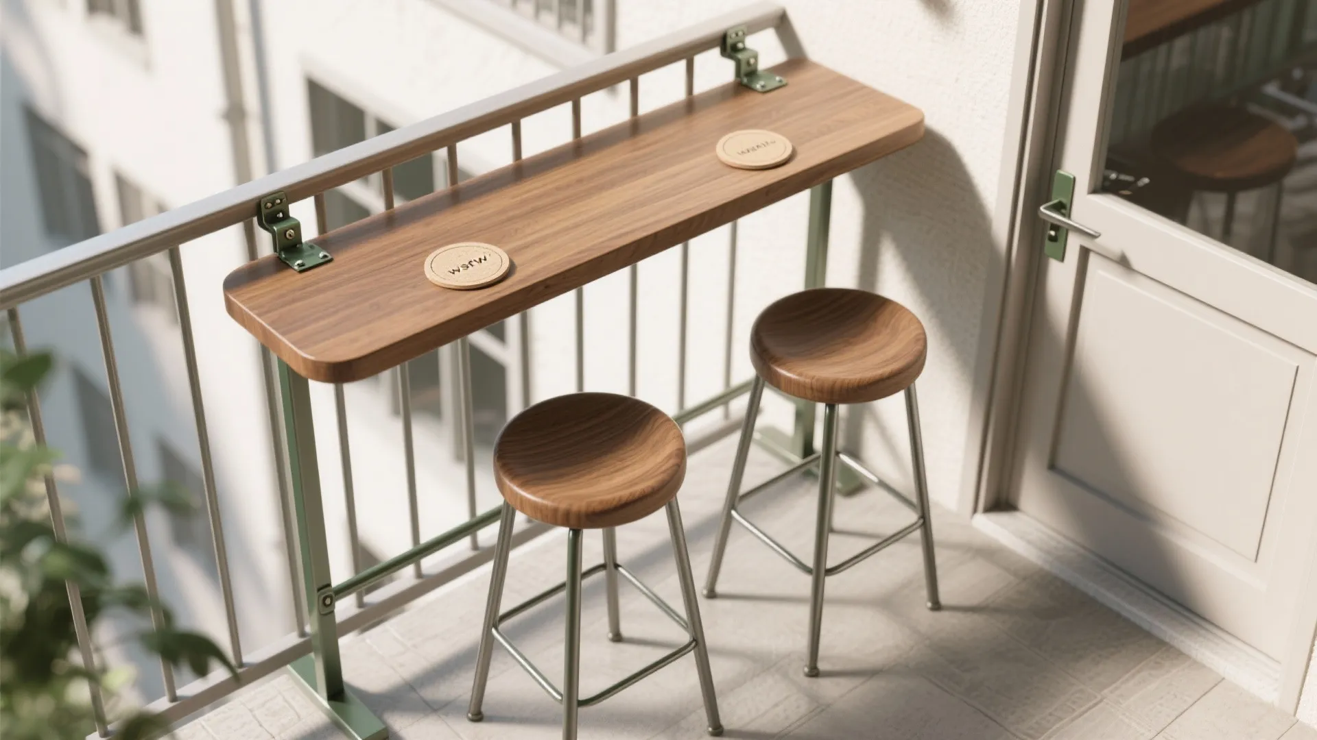 Slim Bistro Bar + Railing Counter