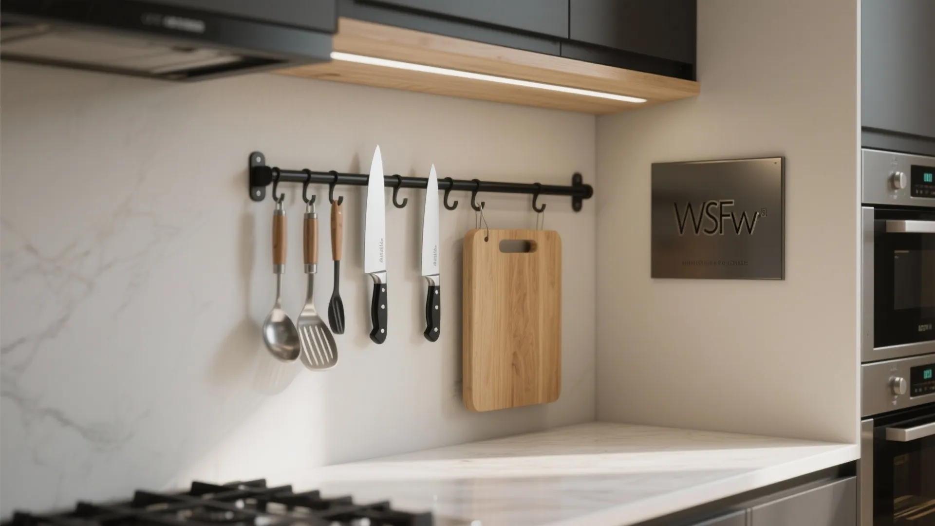 Functional Rails, Magnetic Strips, and One Statement Plaque