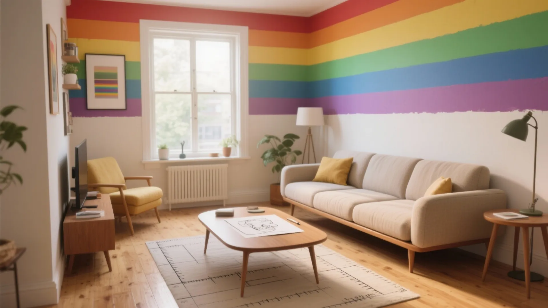 Paint Rainbow Wall: 5 Creative Ideas: Fun, practical rainbow wall ideas I’ve used in small spaces — with tips, pitfalls, and cost-savers