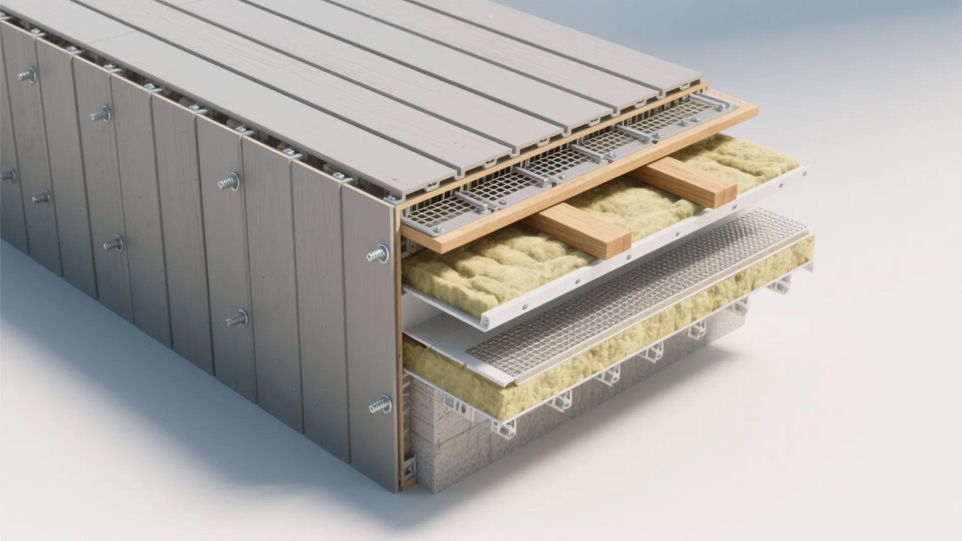 Rainscreen Cladding with High-R Insulation