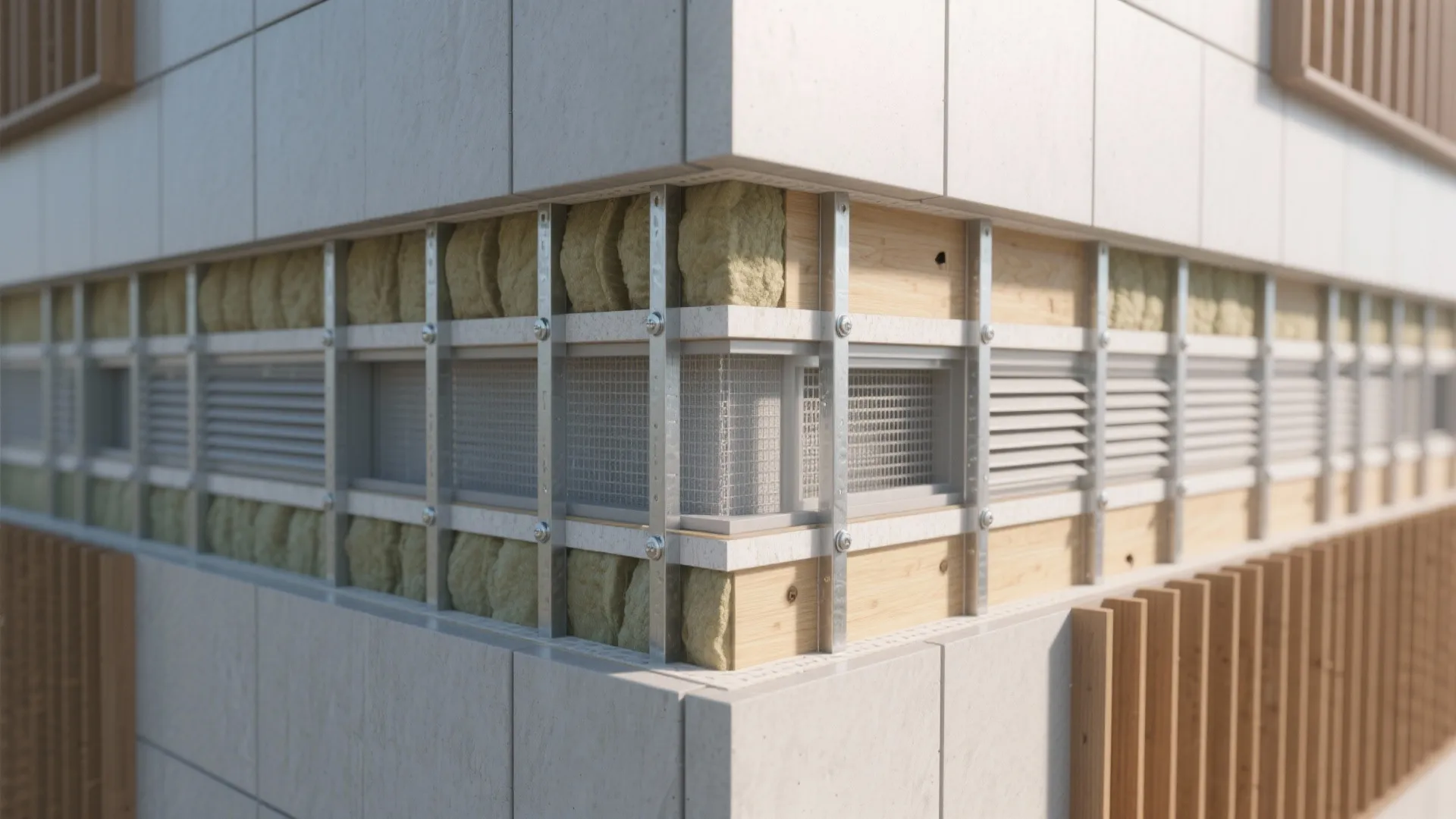 Rainscreen Ventilated Facade for Dry Walls