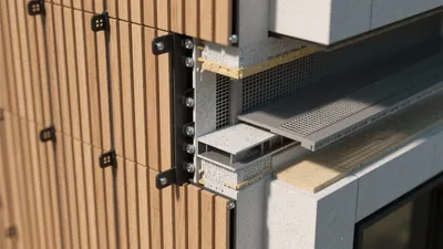 Modern Wood Cladding Wall Detail – Design & Construction Insight