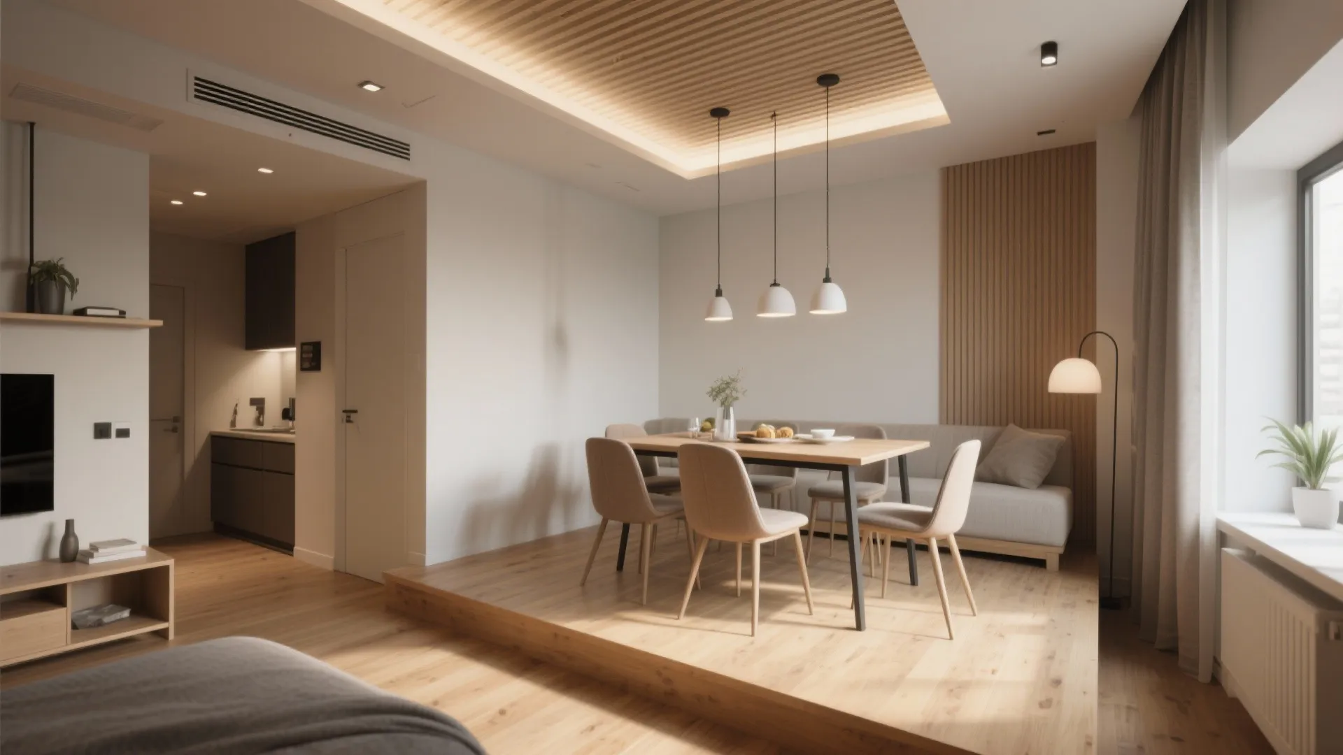 9. Raised Floor or Ceiling Treatment