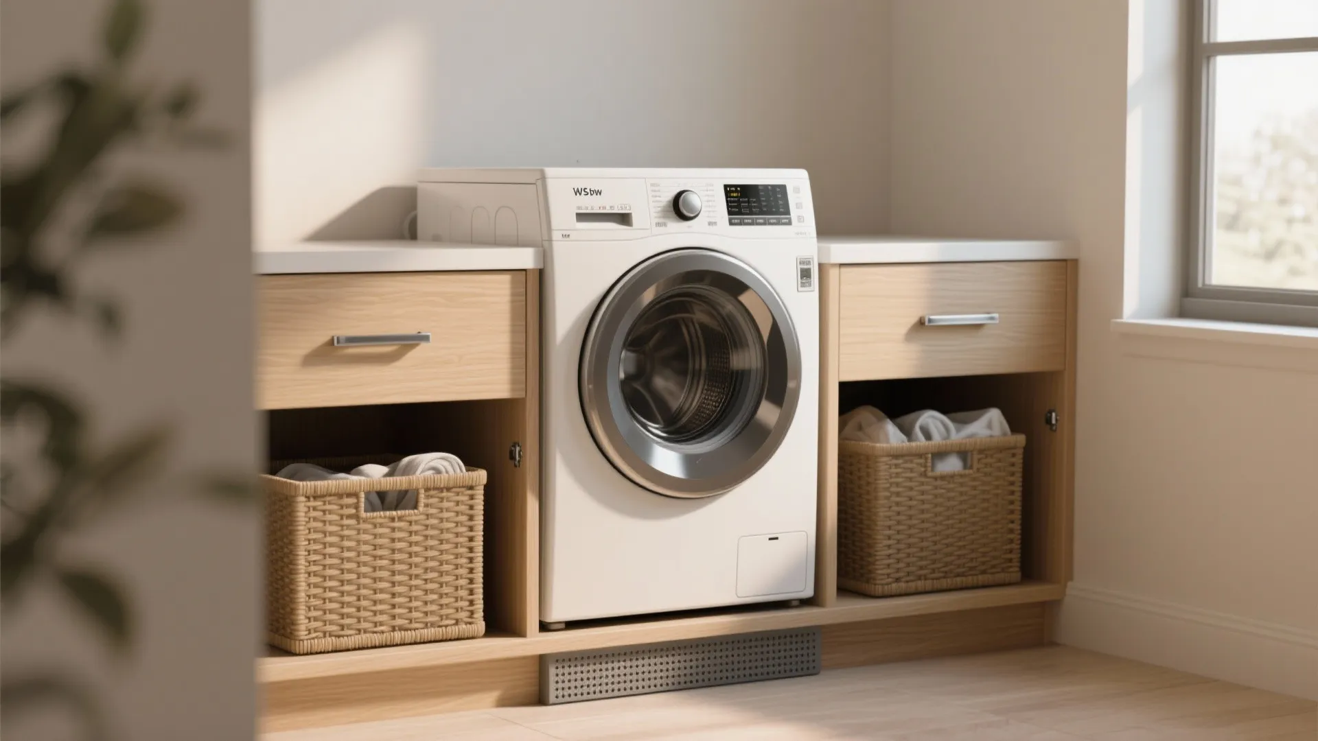 1. Raised platform with side drawers