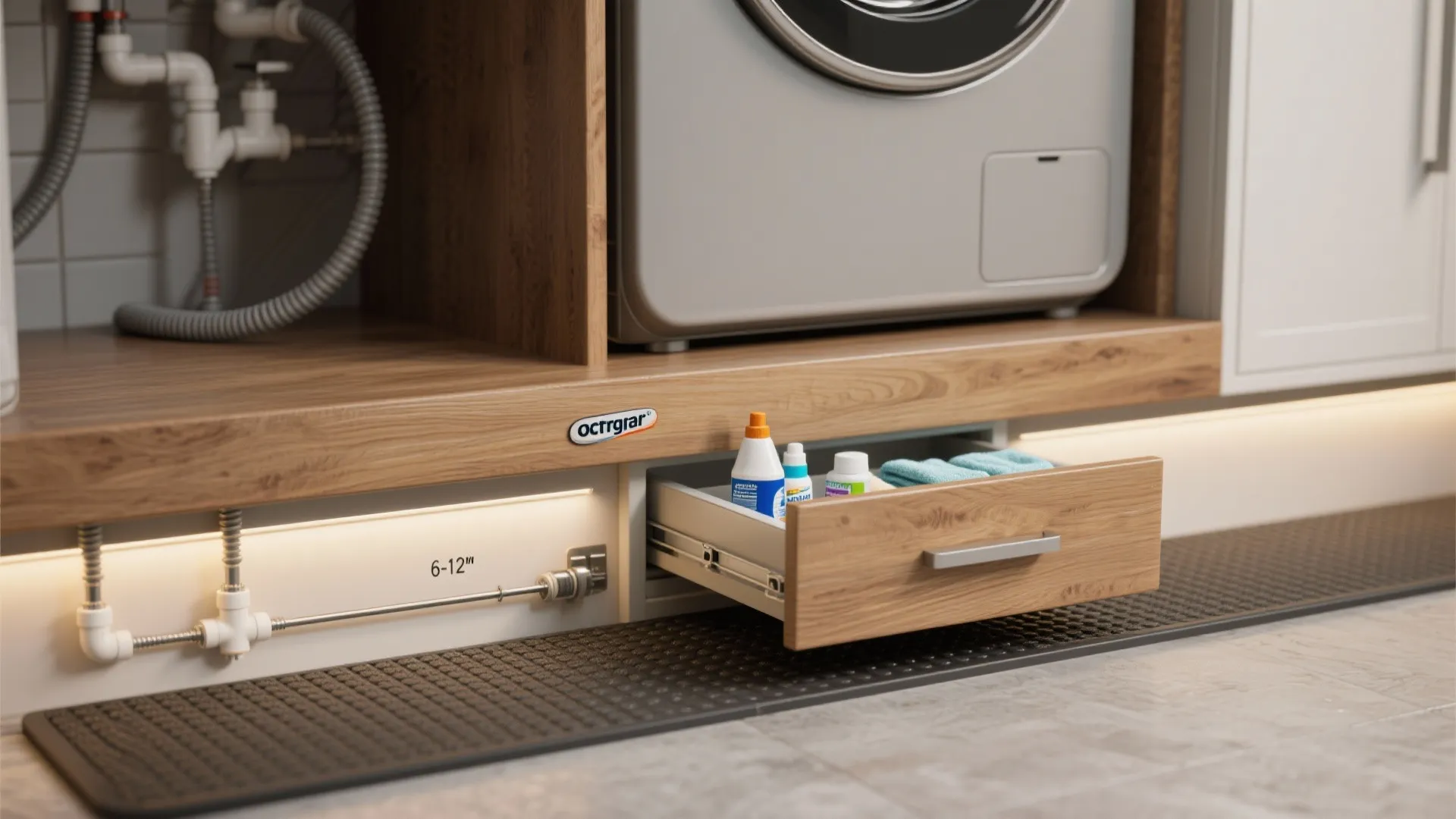 2. Raise appliances for comfort and storage